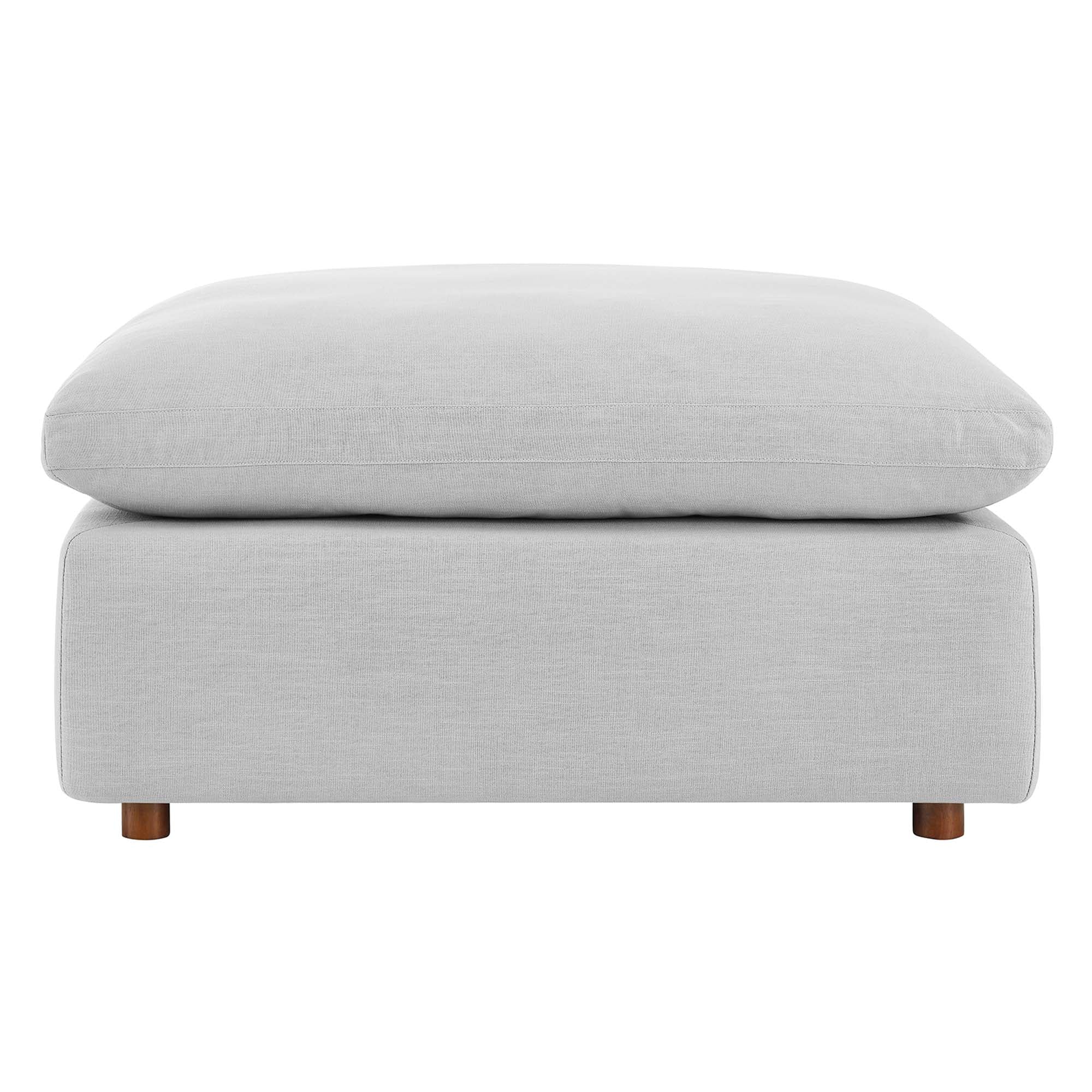 Chaise sans accoudoirs rembourrée en duvet Commix