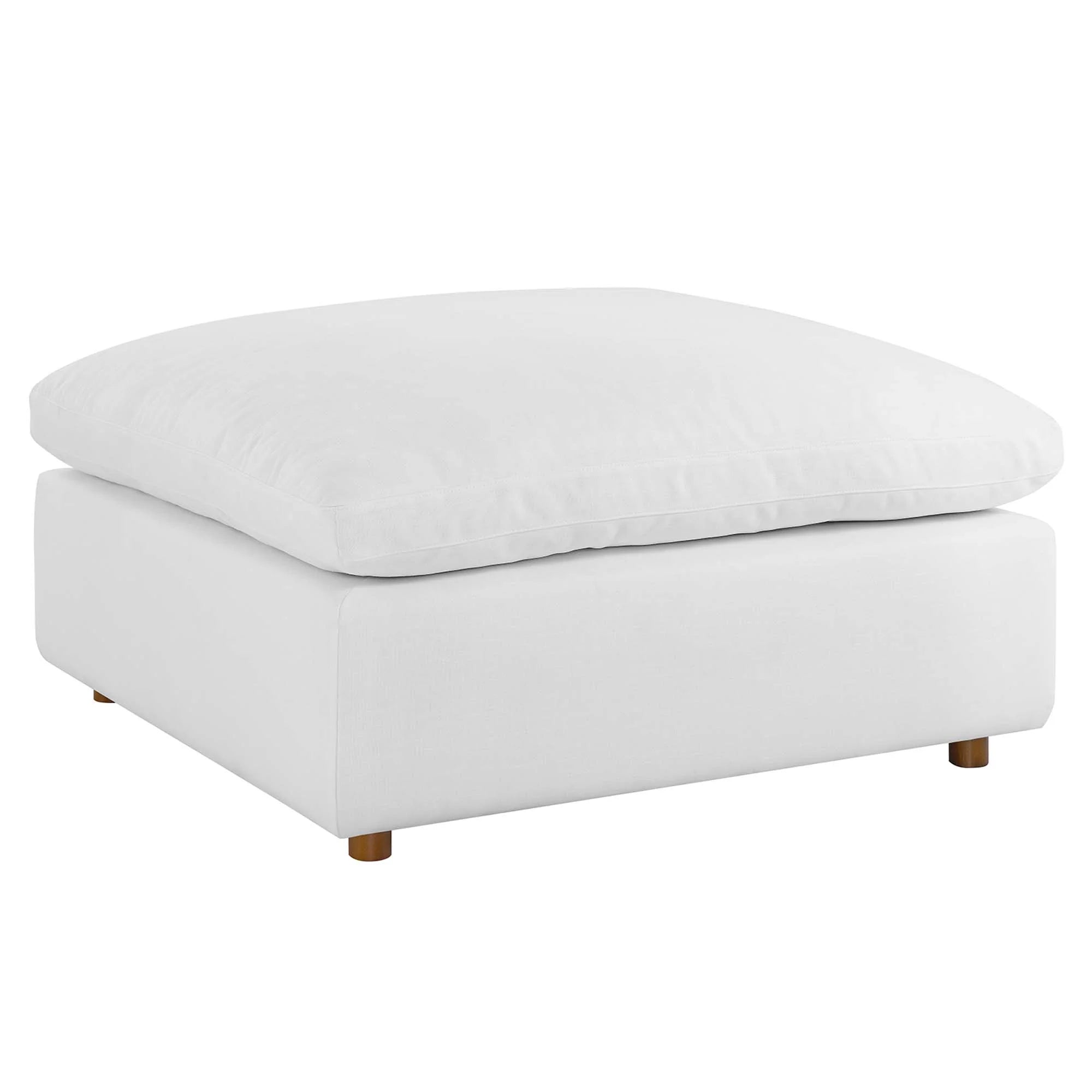 Chaise sans accoudoirs rembourrée en duvet Commix