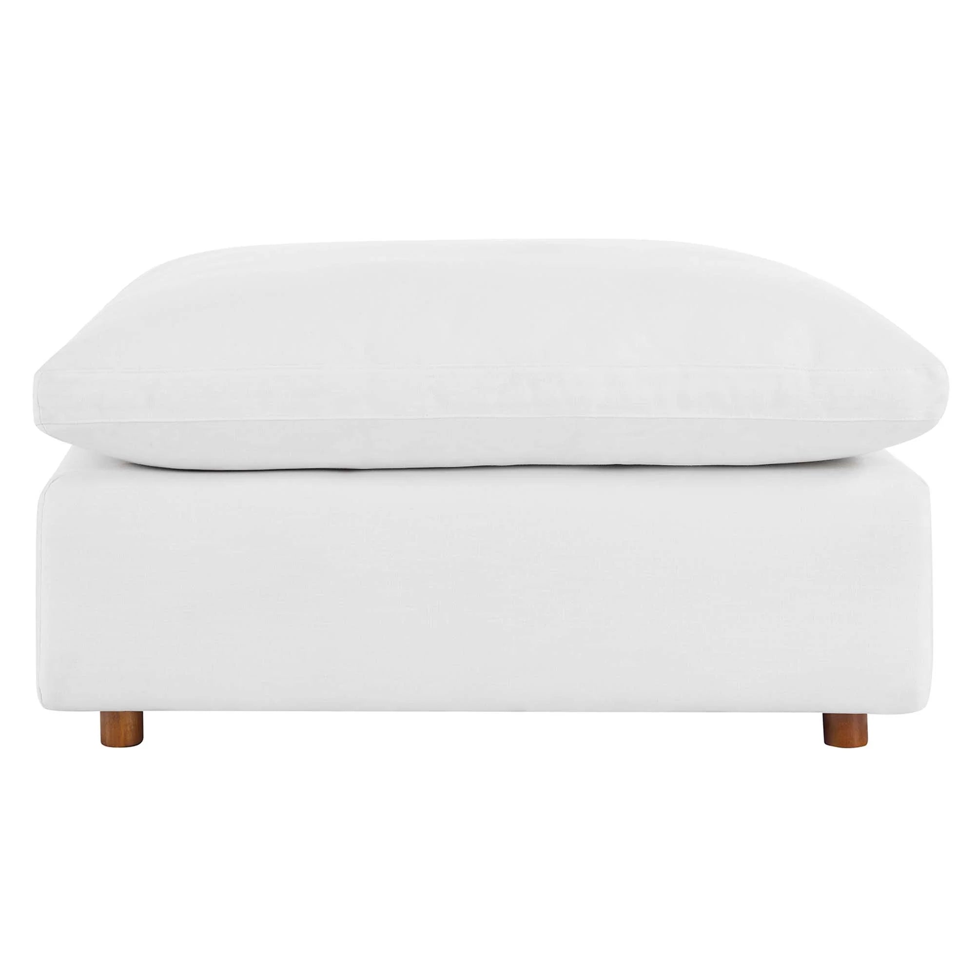 Chaise sans accoudoirs rembourrée en duvet Commix