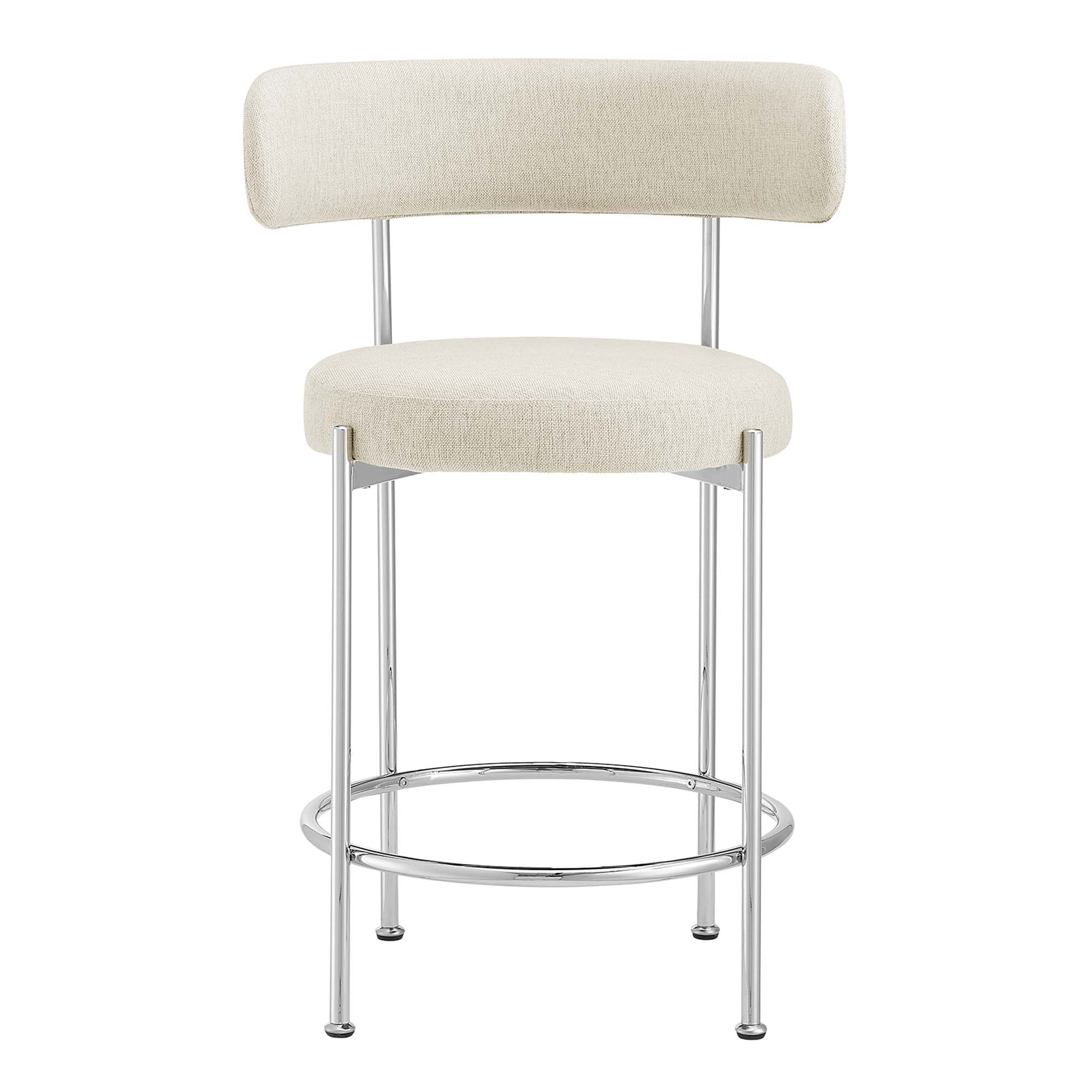 Albie Fabric Bar Stools - Set of 2