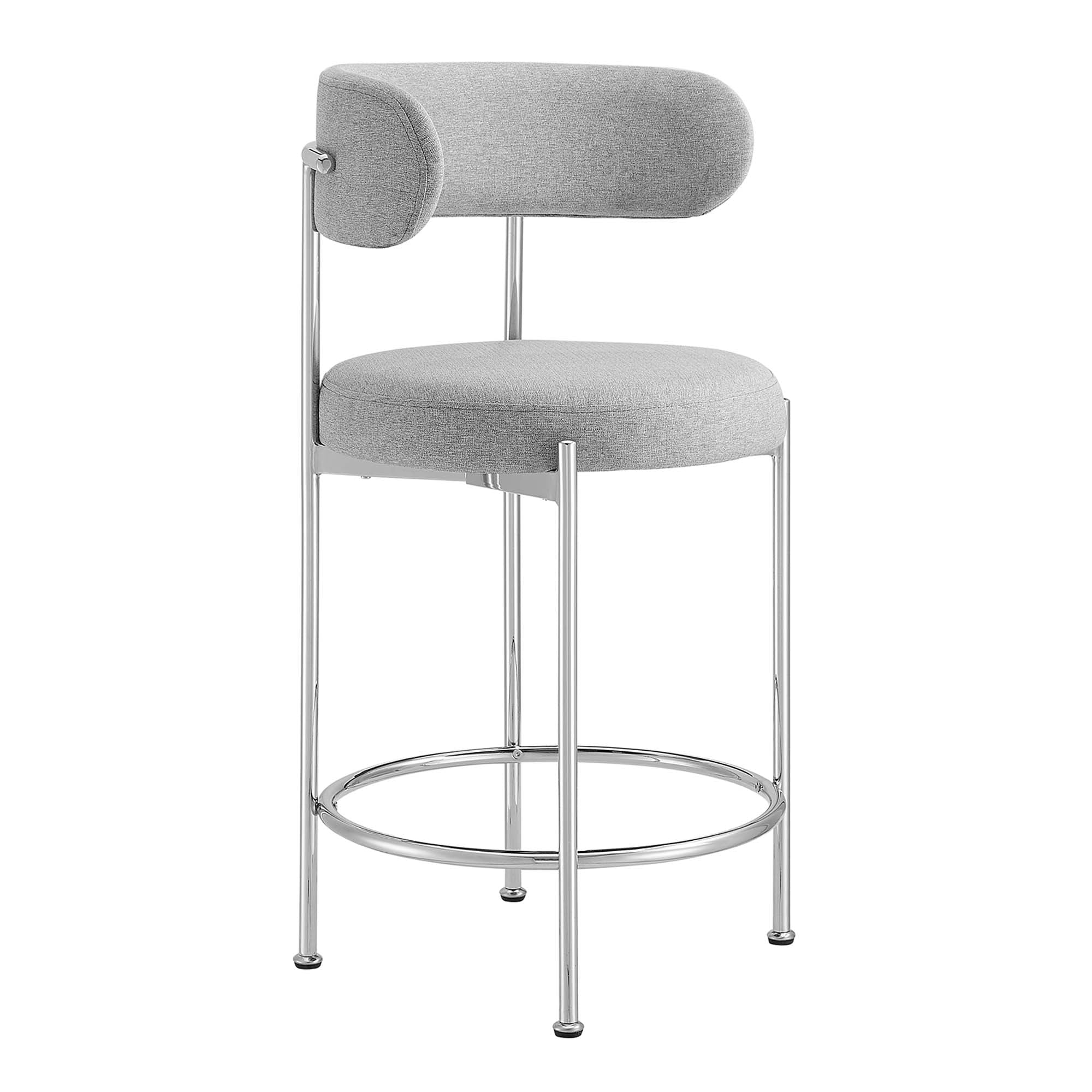 Albie Fabric Bar Stools - Set of 2