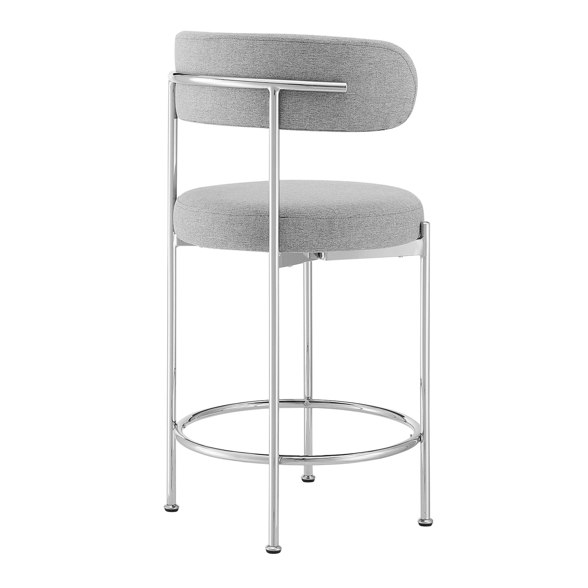 Albie Fabric Bar Stools - Set of 2