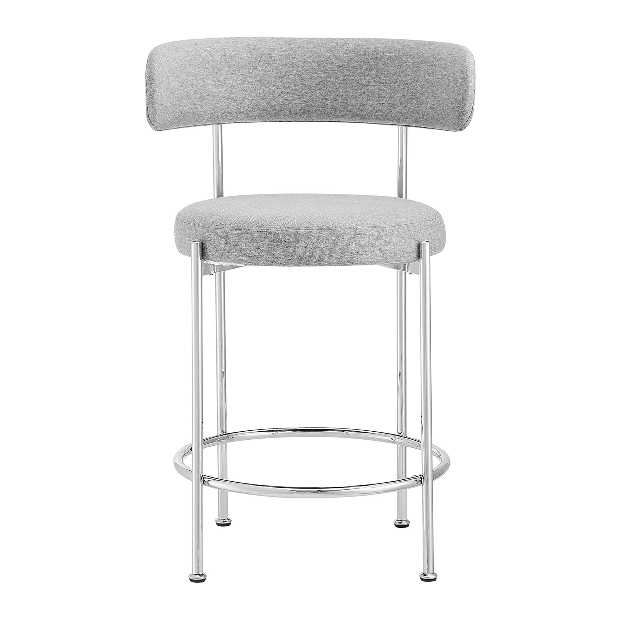 Albie Fabric Bar Stools - Set of 2