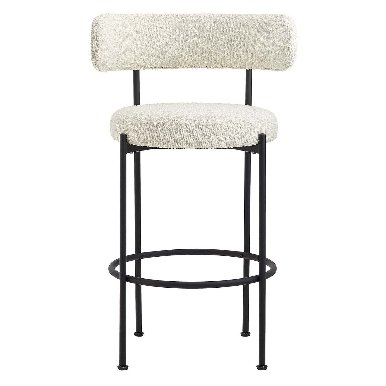 Libera Inesse Boucle Ivory Counter Stool