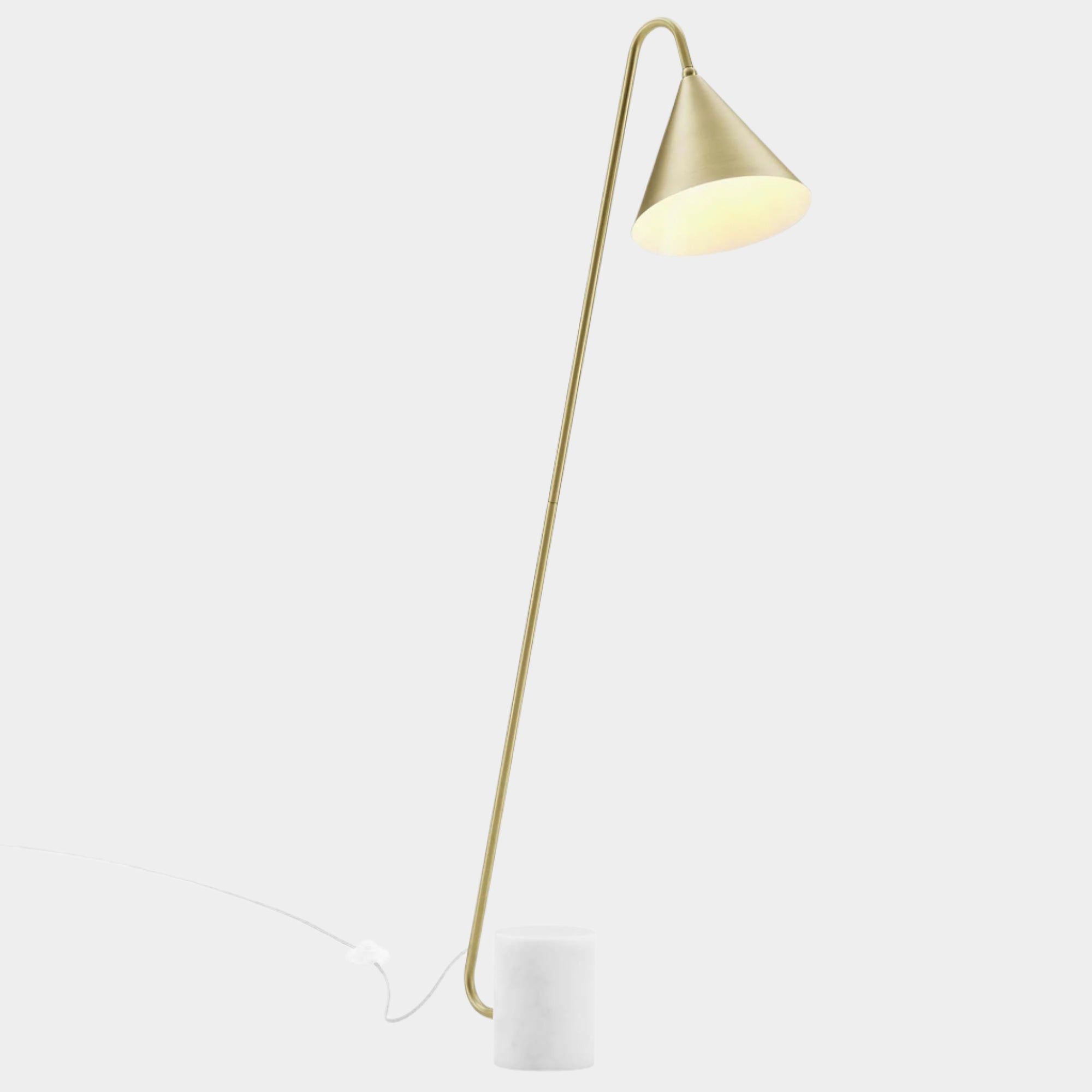 Ayla Marble Base Floor Lamp