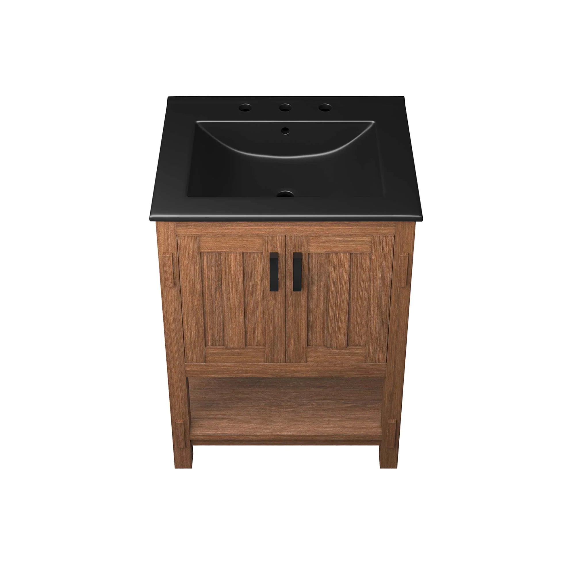 Ashlyn Wood Bathroom Vanity Basin Included