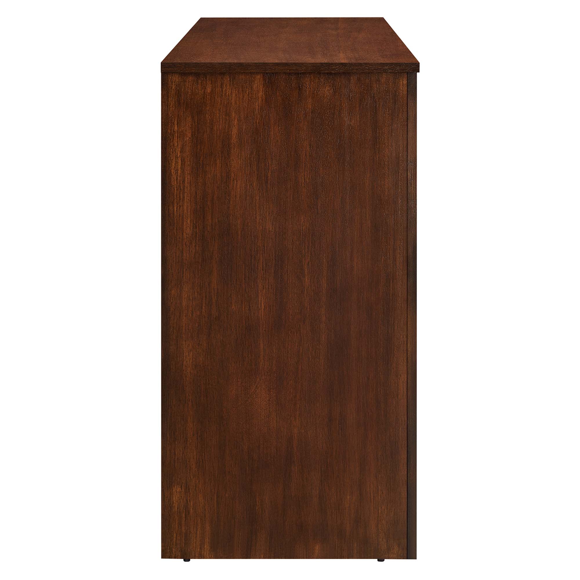 Appia Wood Grain 4-Door Sideboard Storage Cabinet