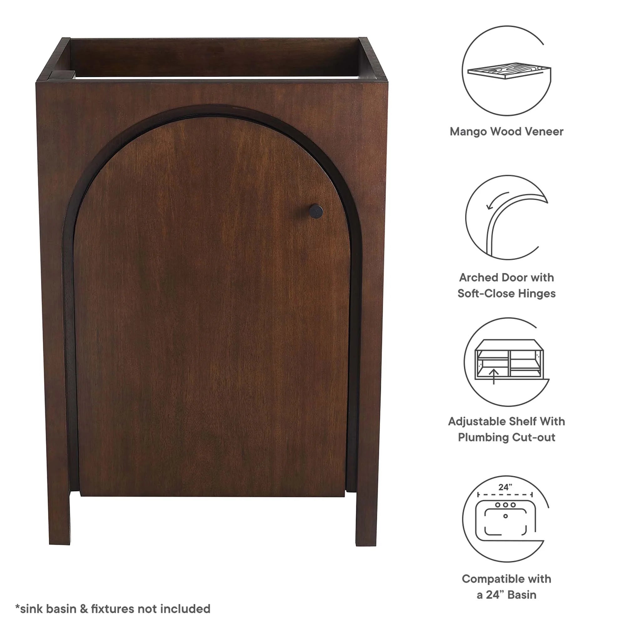 Appia Bathroom Vanity Cabinet Basin Not Included