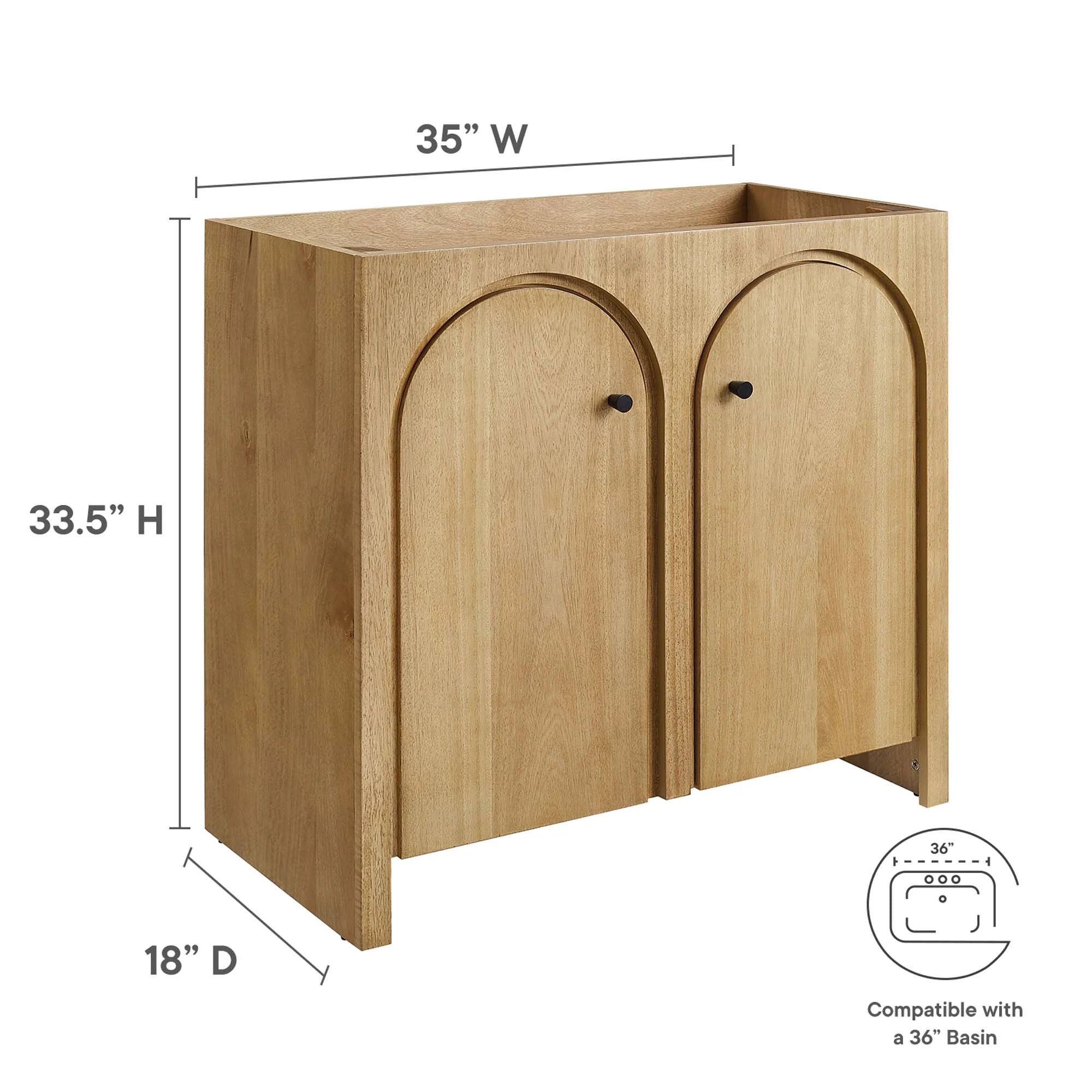 Appia Bathroom Vanity Cabinet Basin Not Included