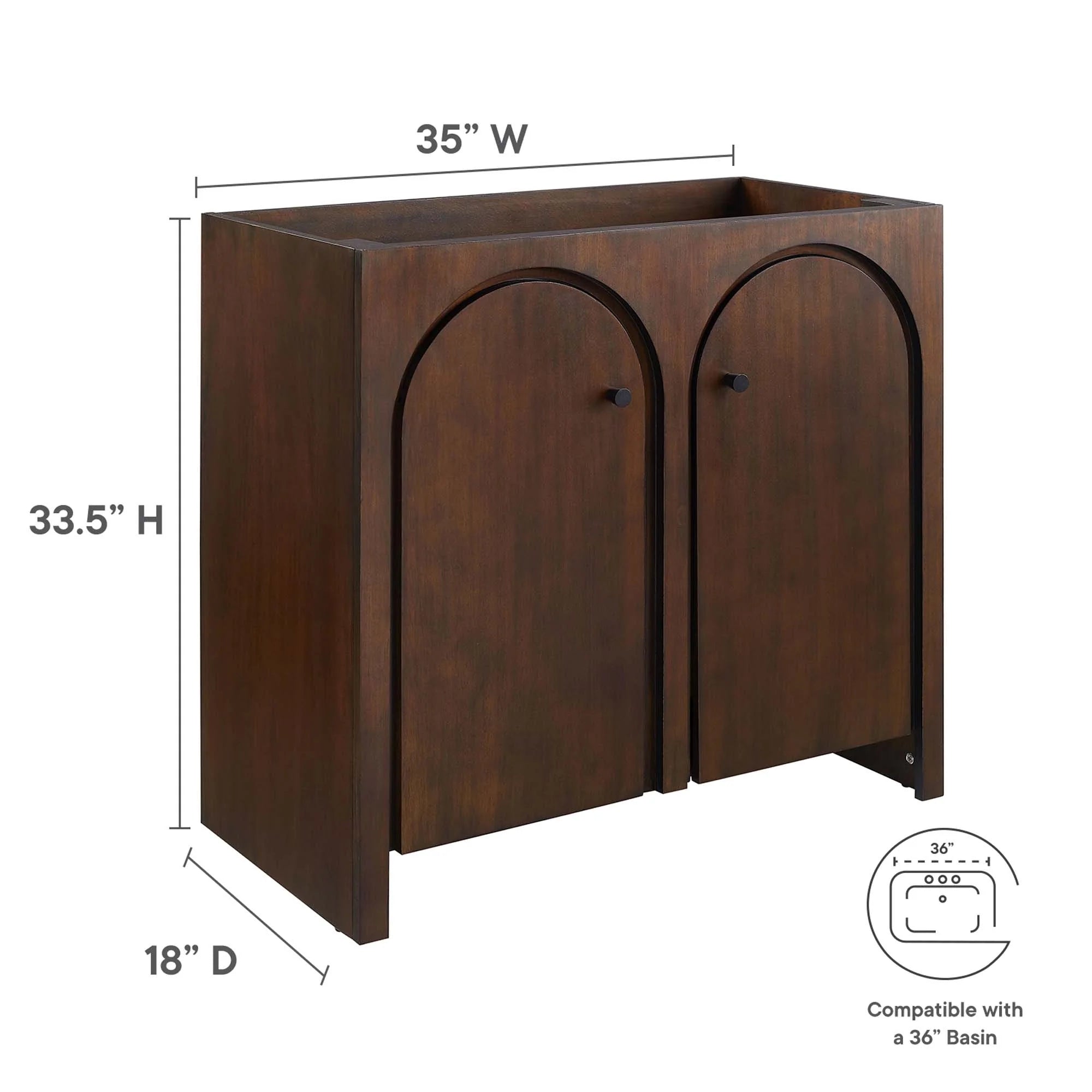 Appia Bathroom Vanity Cabinet Basin Not Included