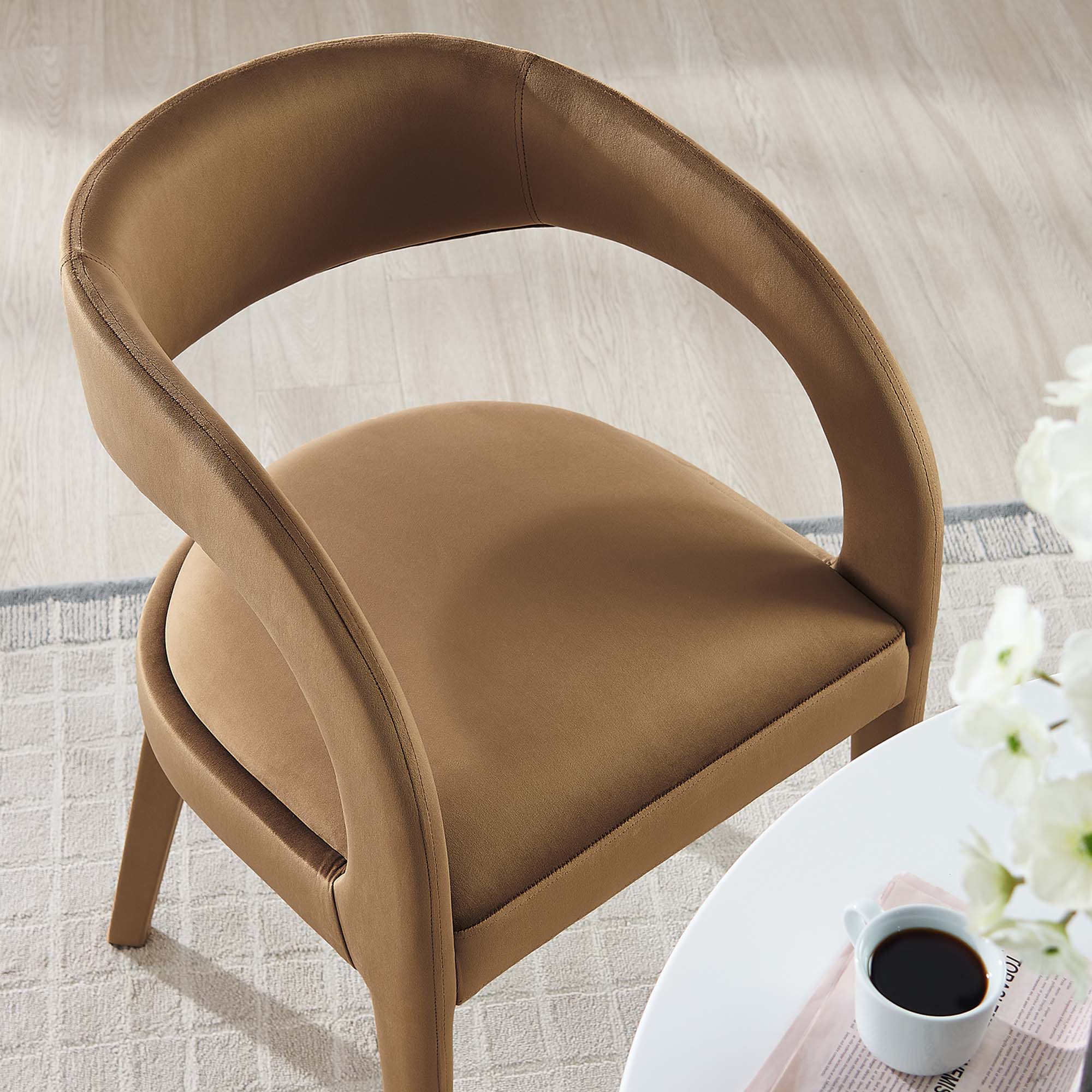 Pinnacle Performance Velvet Dining Chair Set of Two