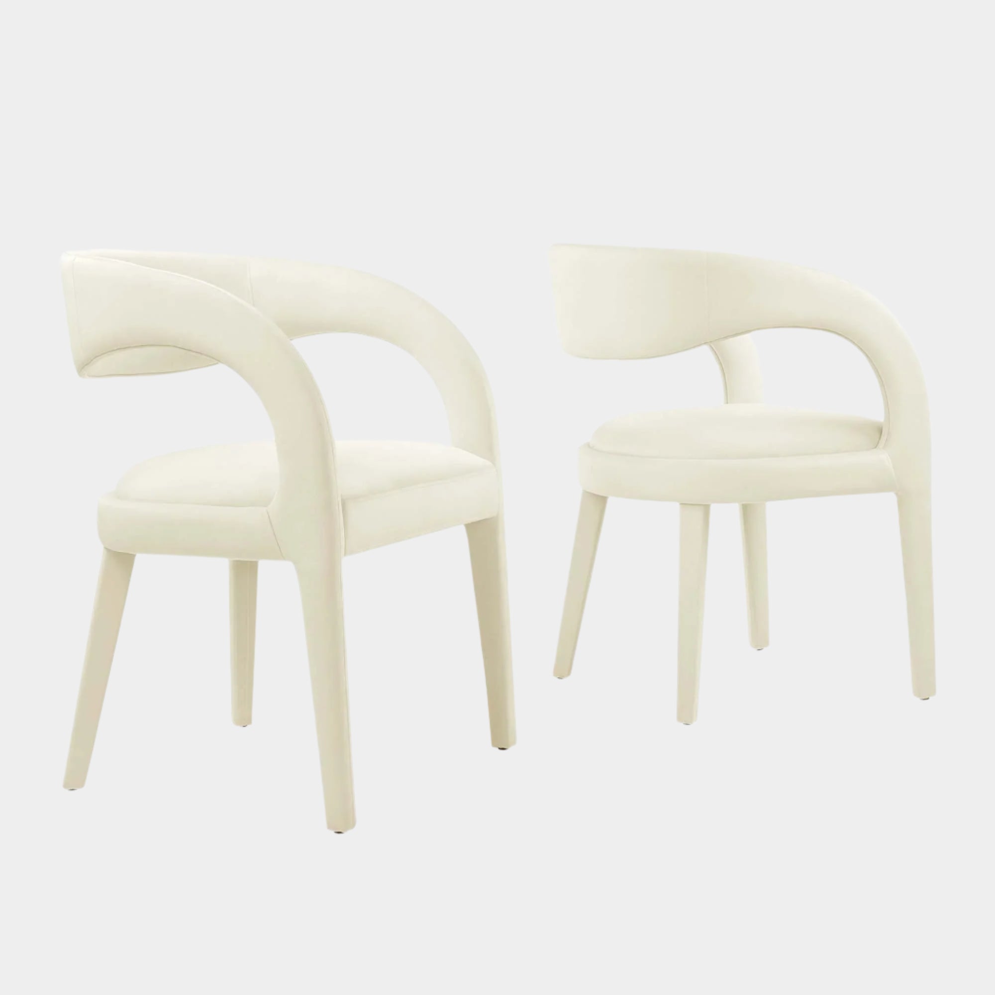 Pinnacle Performance Velvet Dining Chair Set of Two