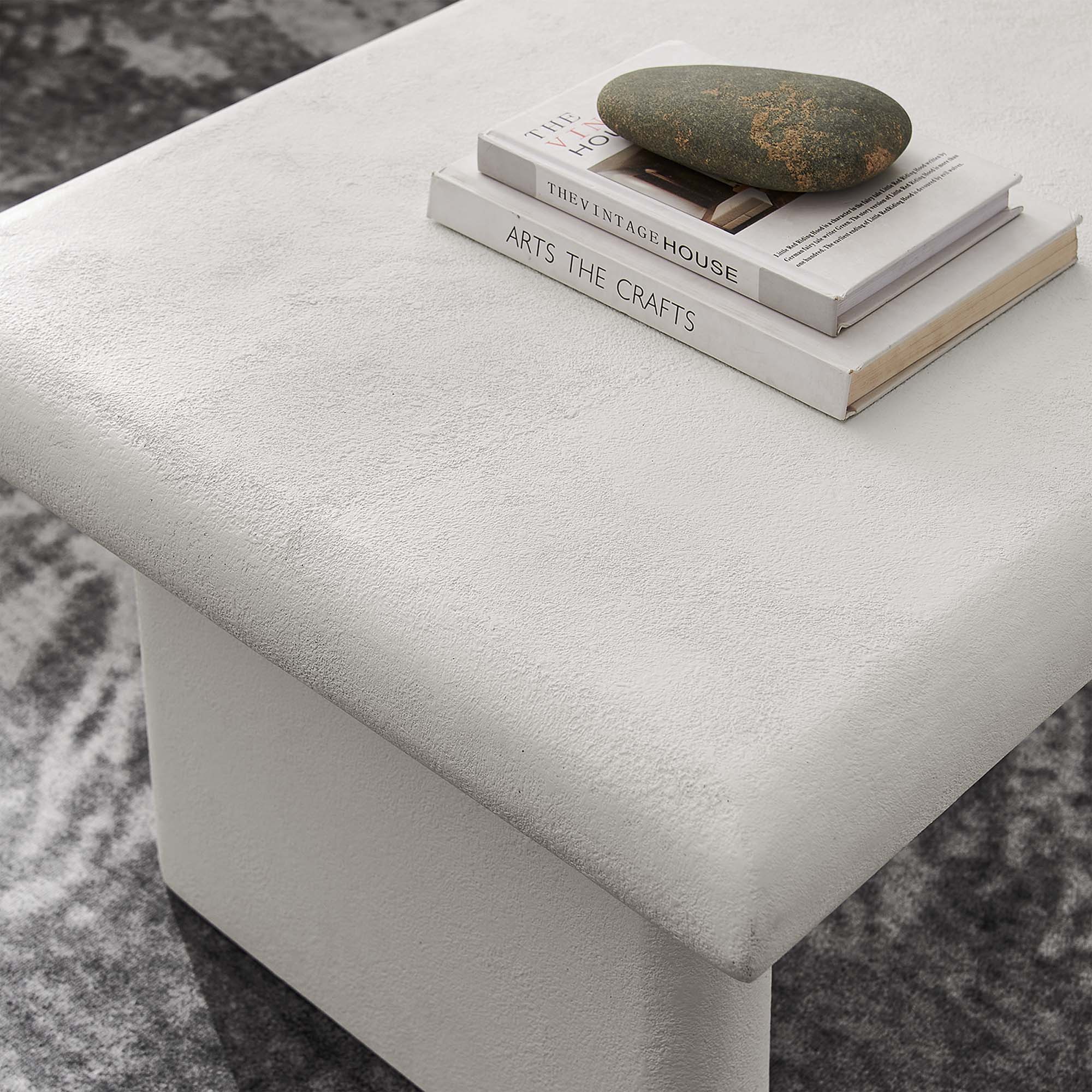 Relic Concrete Textured Coffee Table