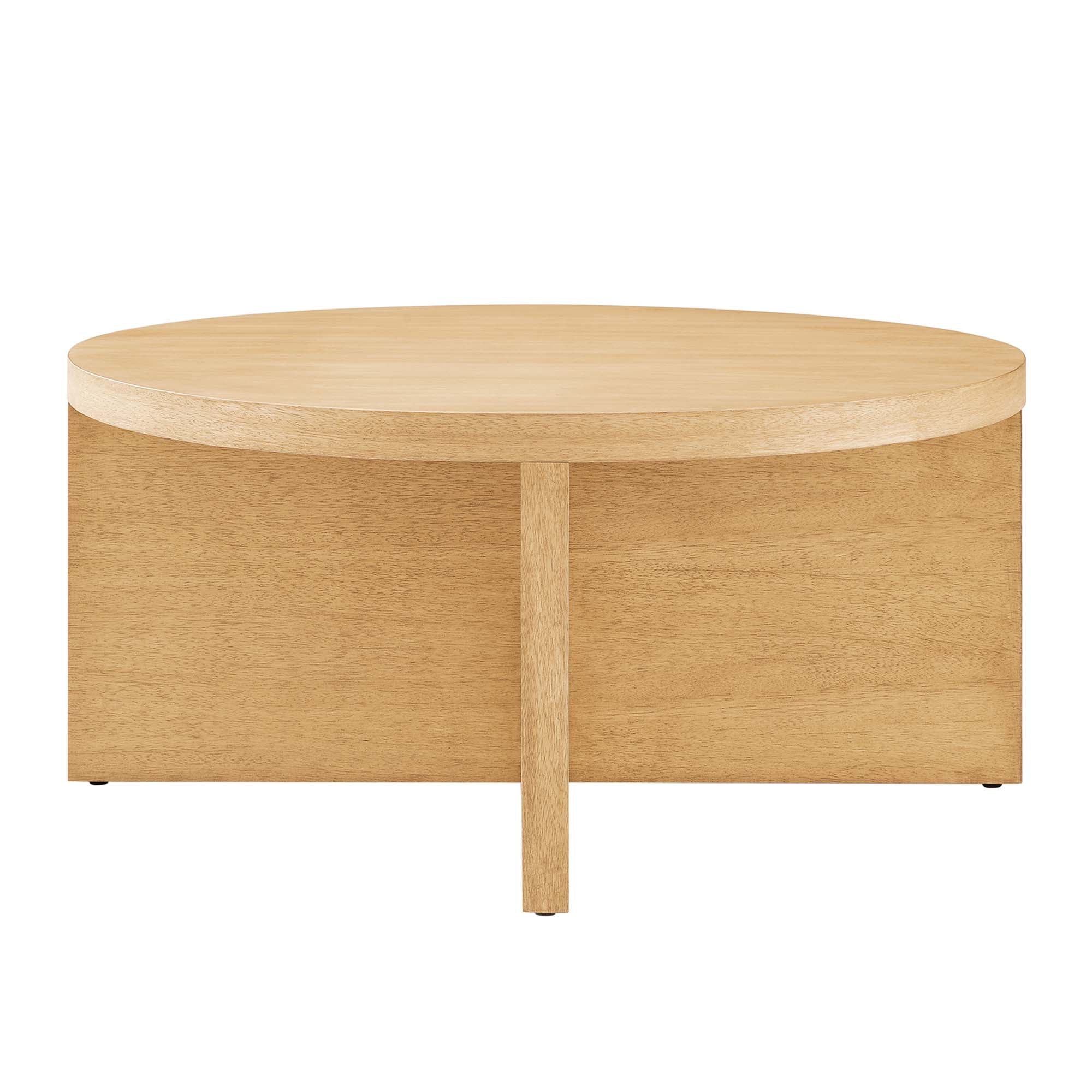 Silas Round Wood Coffee Table