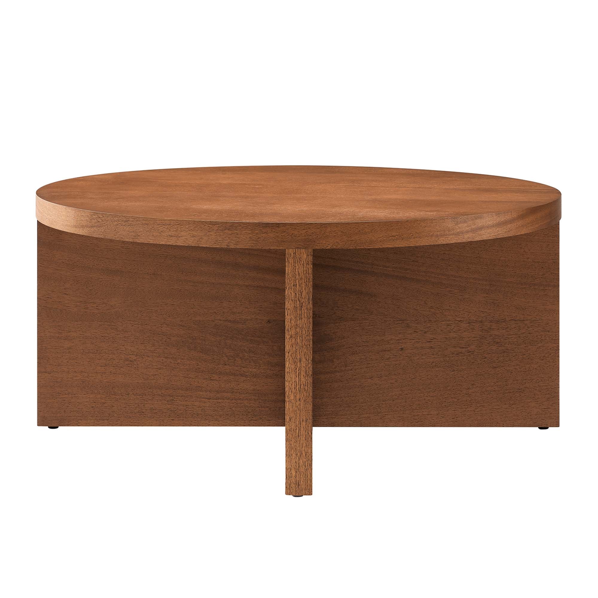 Silas Round Wood Coffee Table