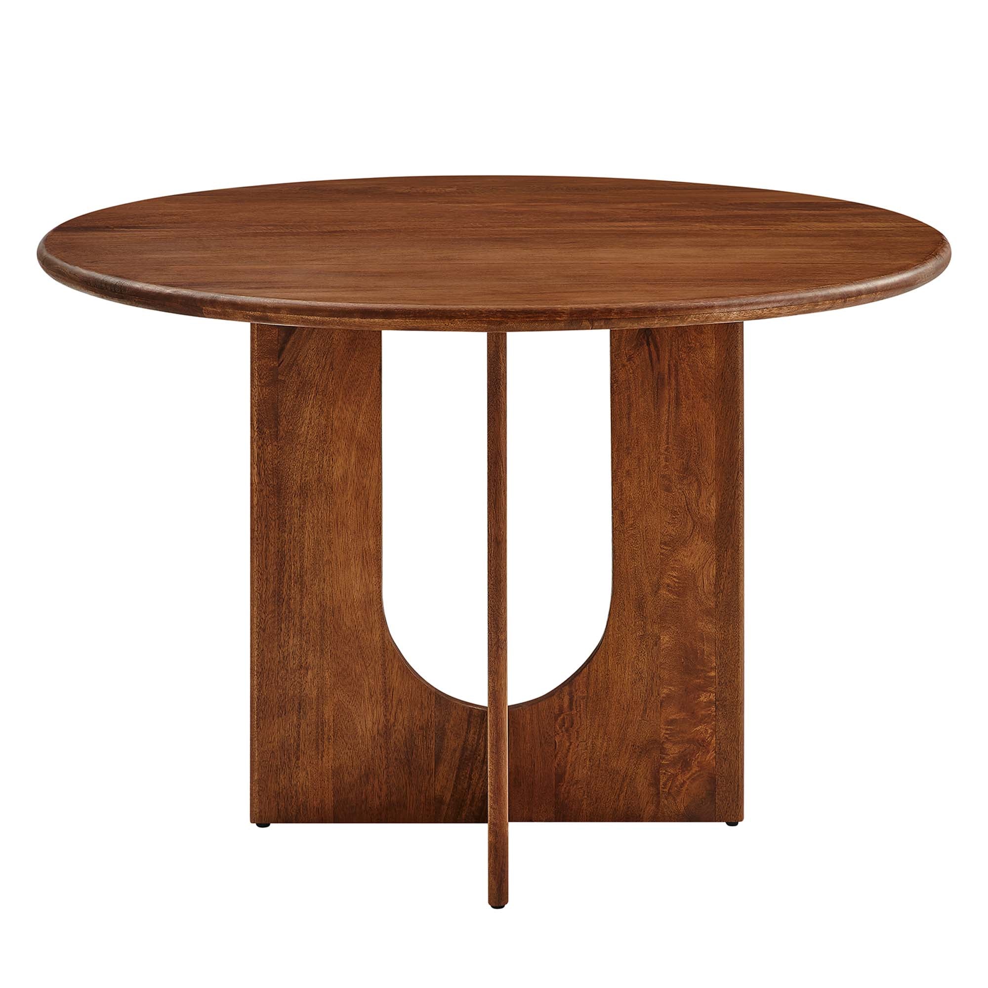 Rivian Round 48" Wood Dining Table