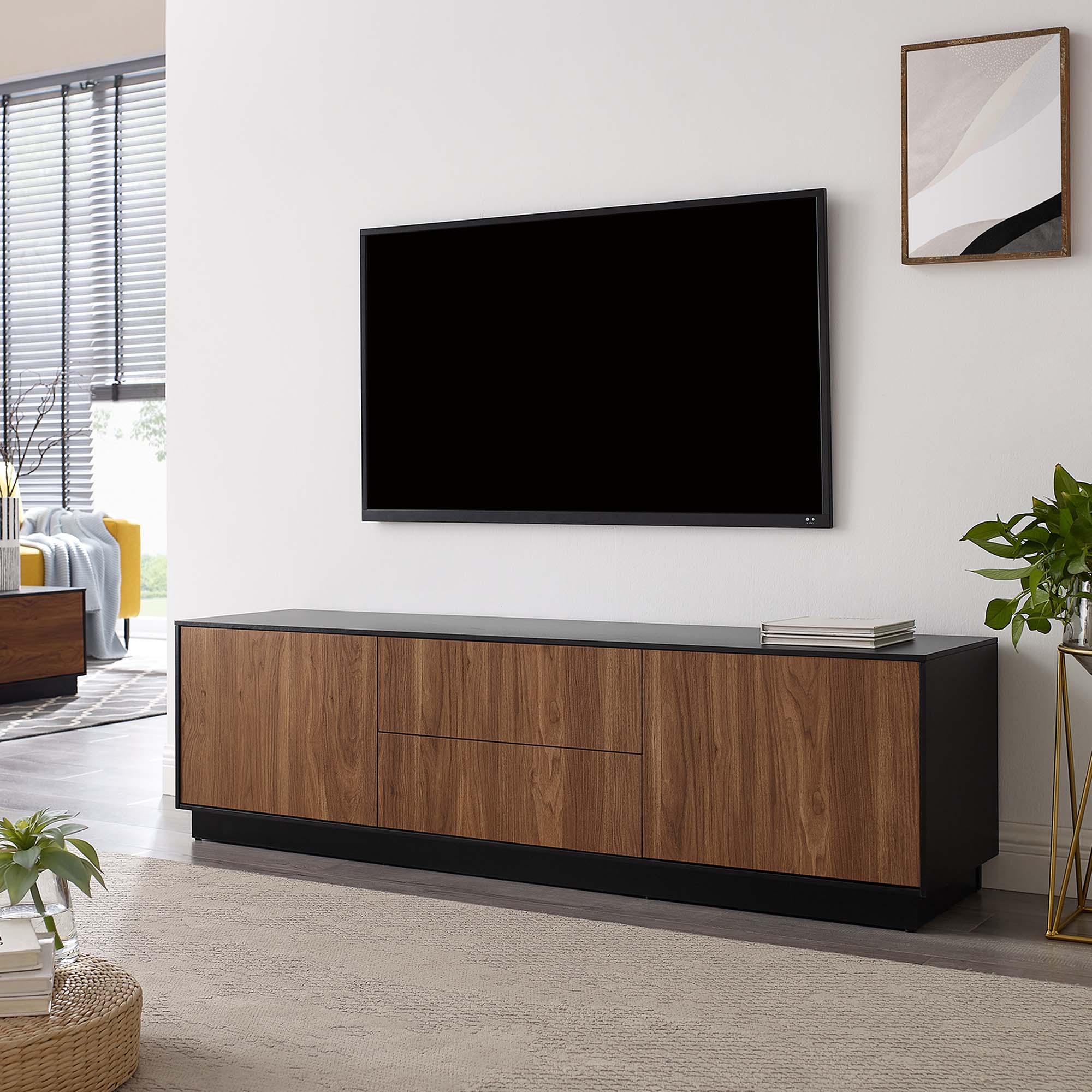 Holden 63” TV Stand in Black Walnut