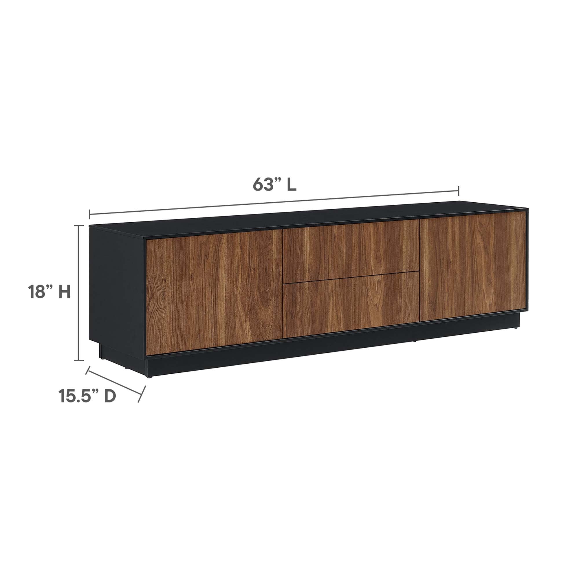 Holden 63” TV Stand in Black Walnut