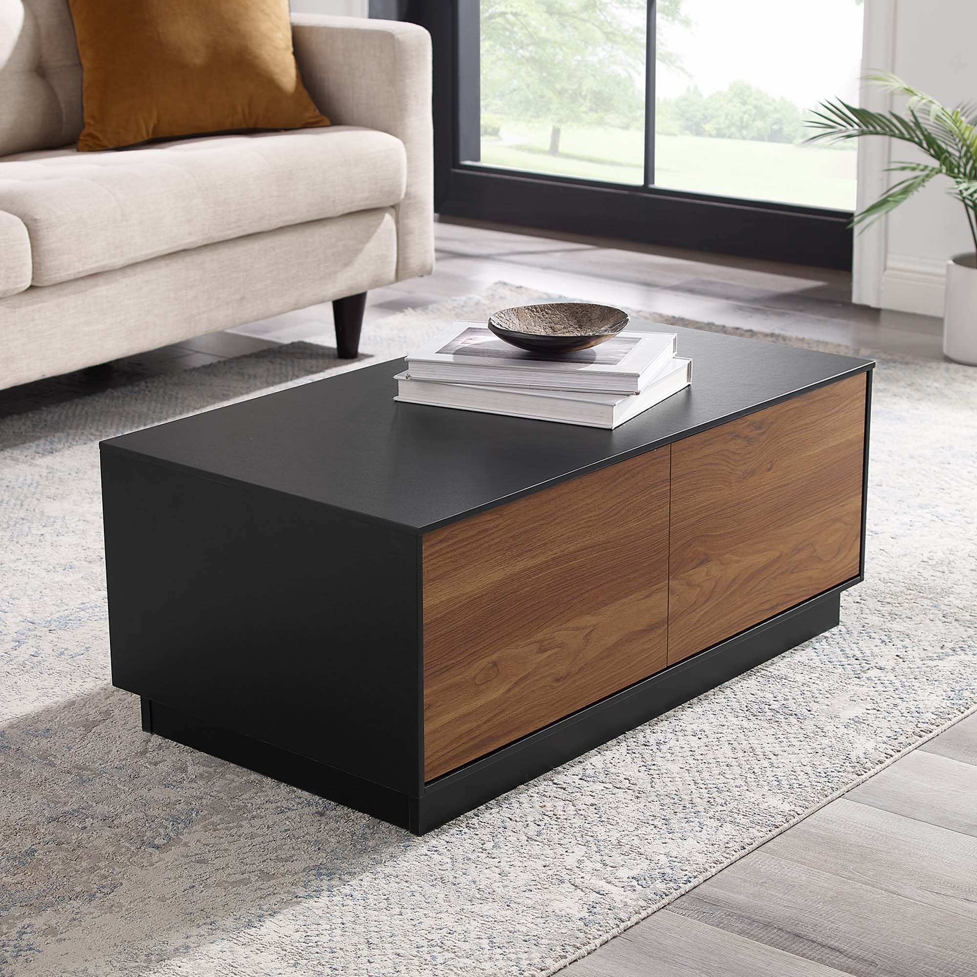 Holden 36” Coffee Table in Black Walnut