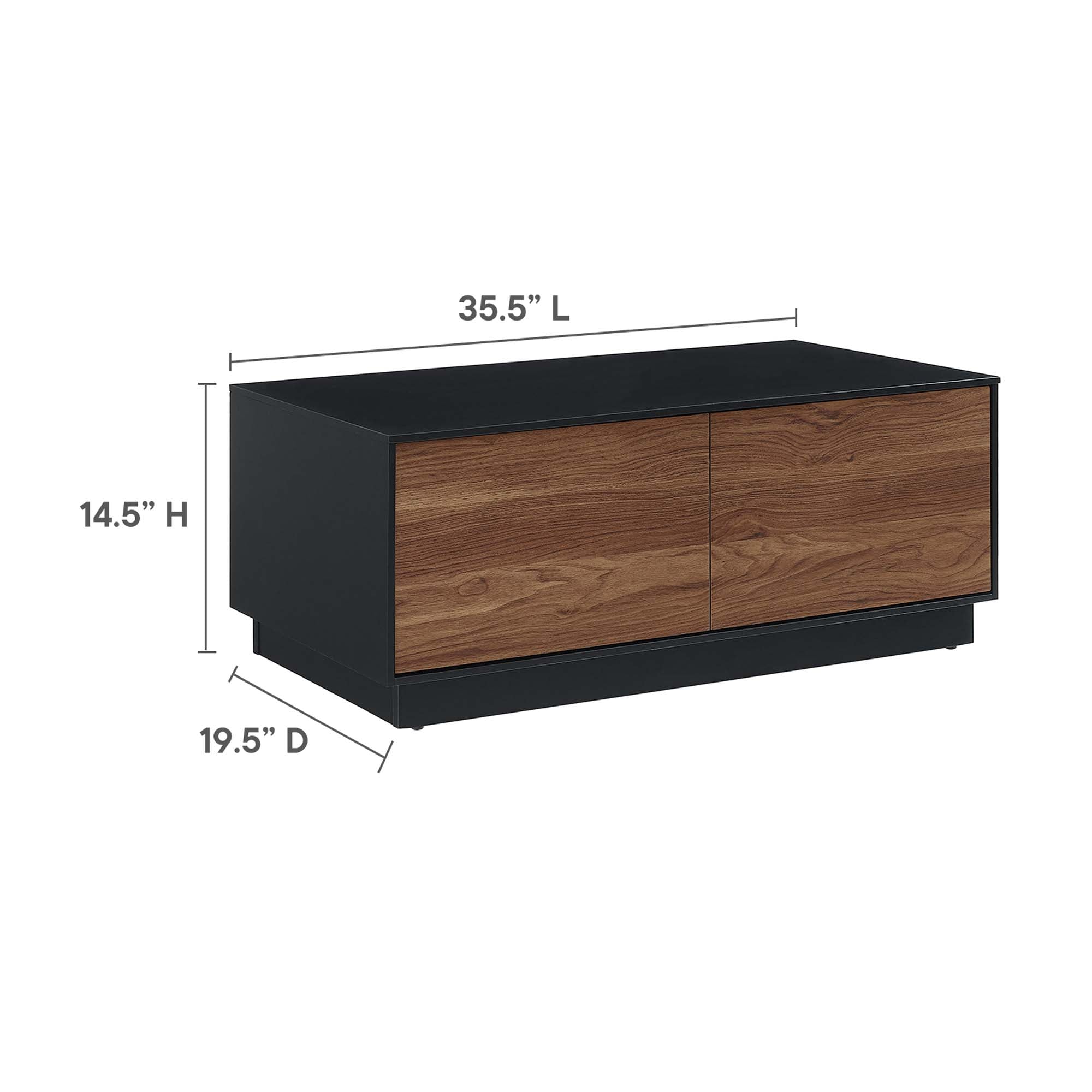 Holden 36” Coffee Table in Black Walnut