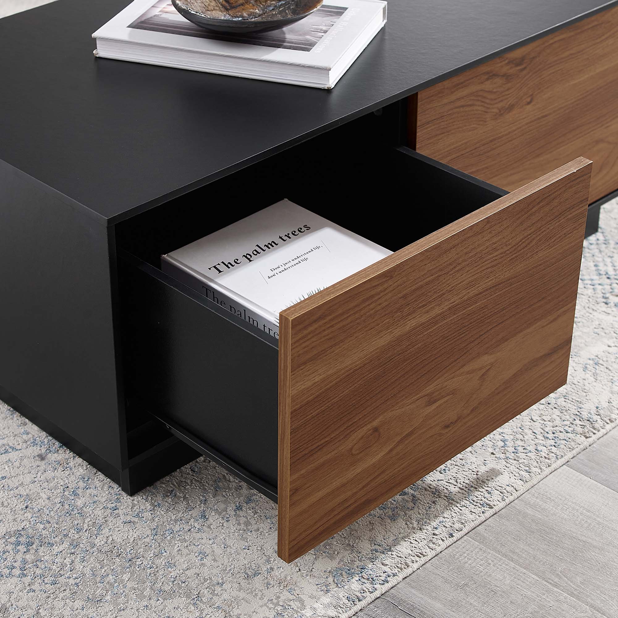 Holden 36” Coffee Table in Black Walnut
