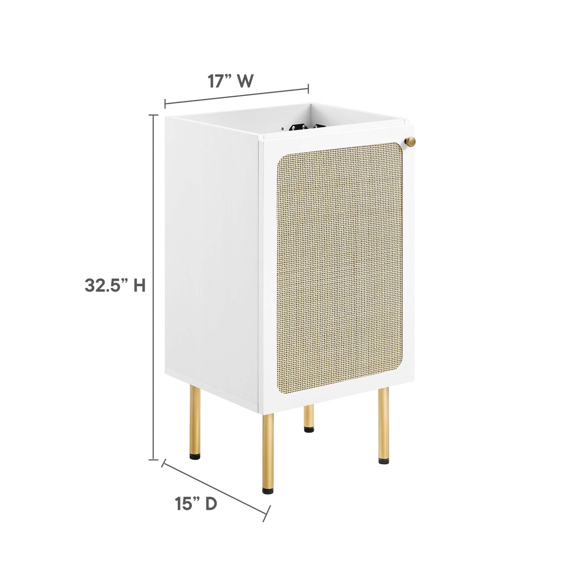 Meuble-lavabo de salle de bain Chaucer, lavabo non inclus