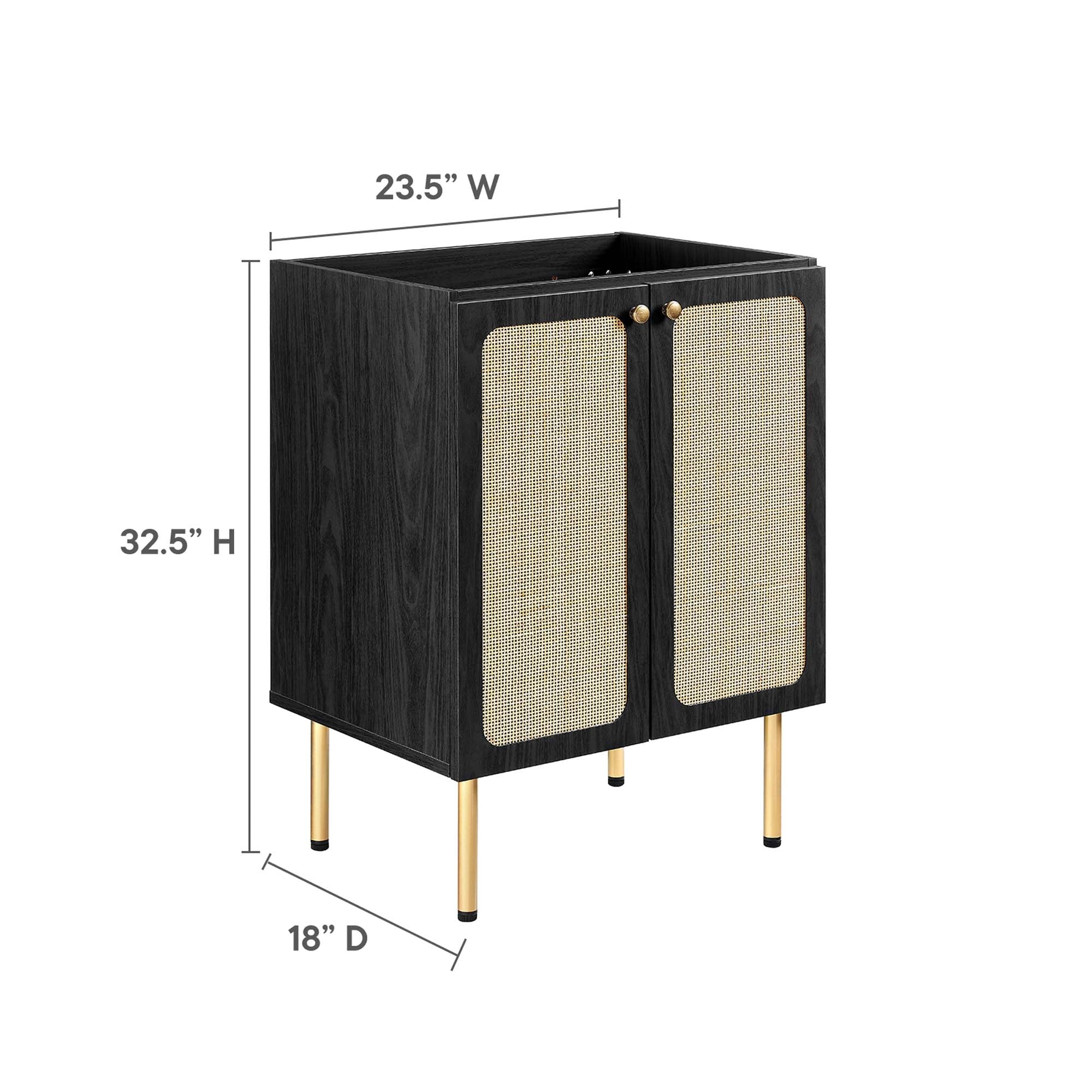 Meuble-lavabo de salle de bain Chaucer, lavabo non inclus