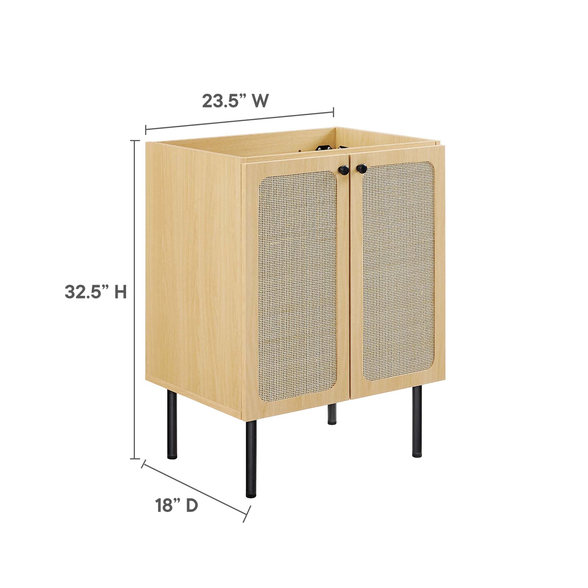 Meuble-lavabo de salle de bain Chaucer, lavabo non inclus