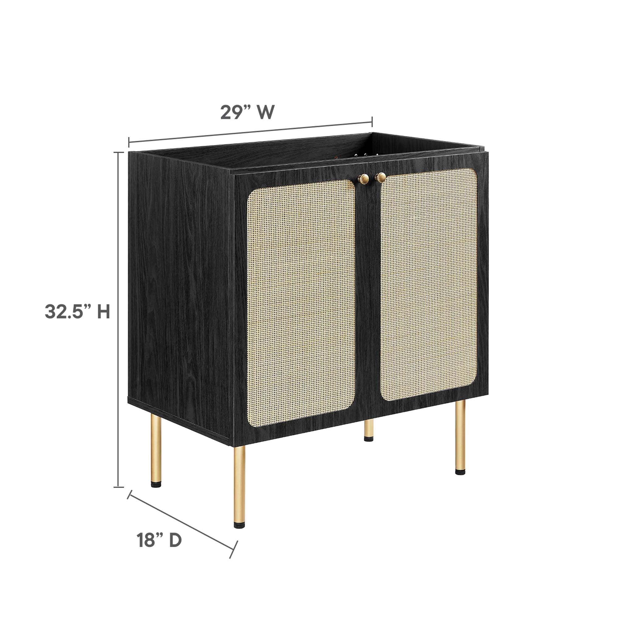 Meuble-lavabo de salle de bain Chaucer, lavabo non inclus