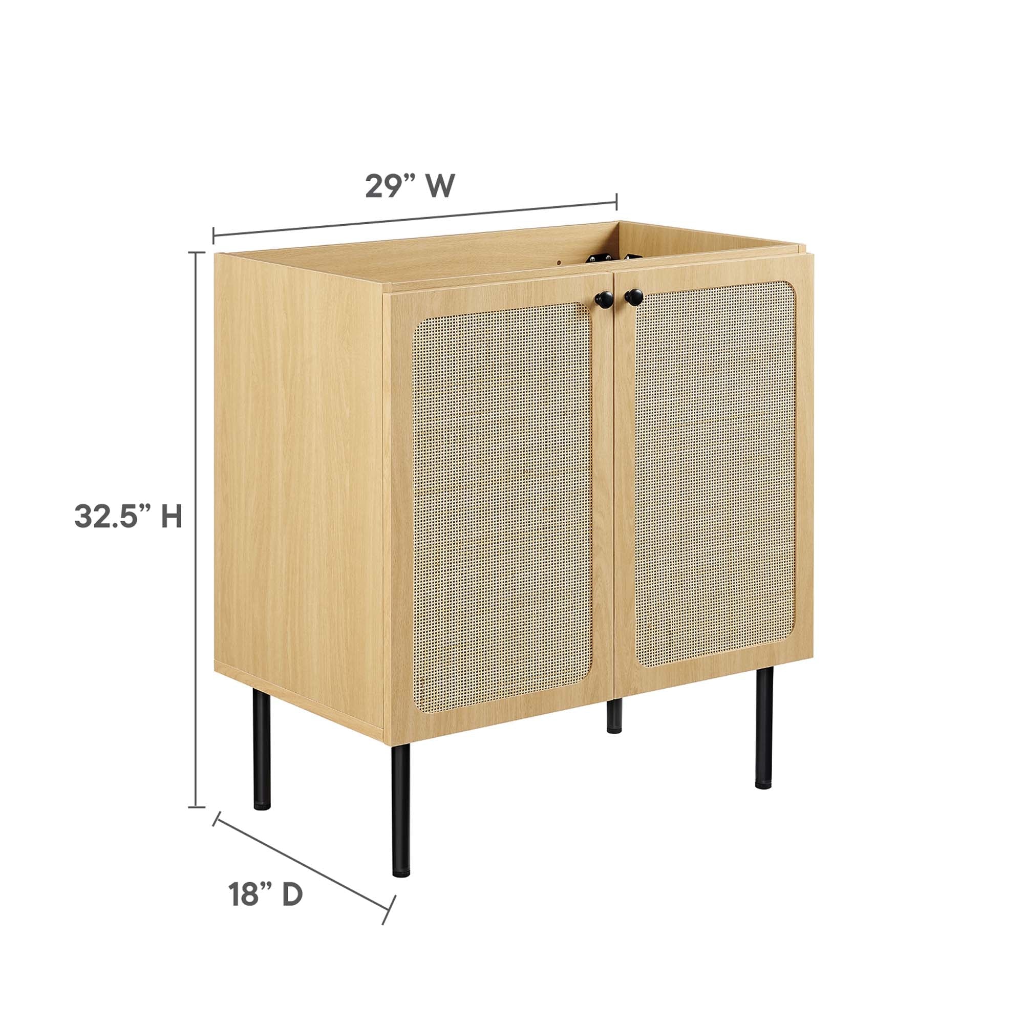 Meuble-lavabo de salle de bain Chaucer, lavabo non inclus