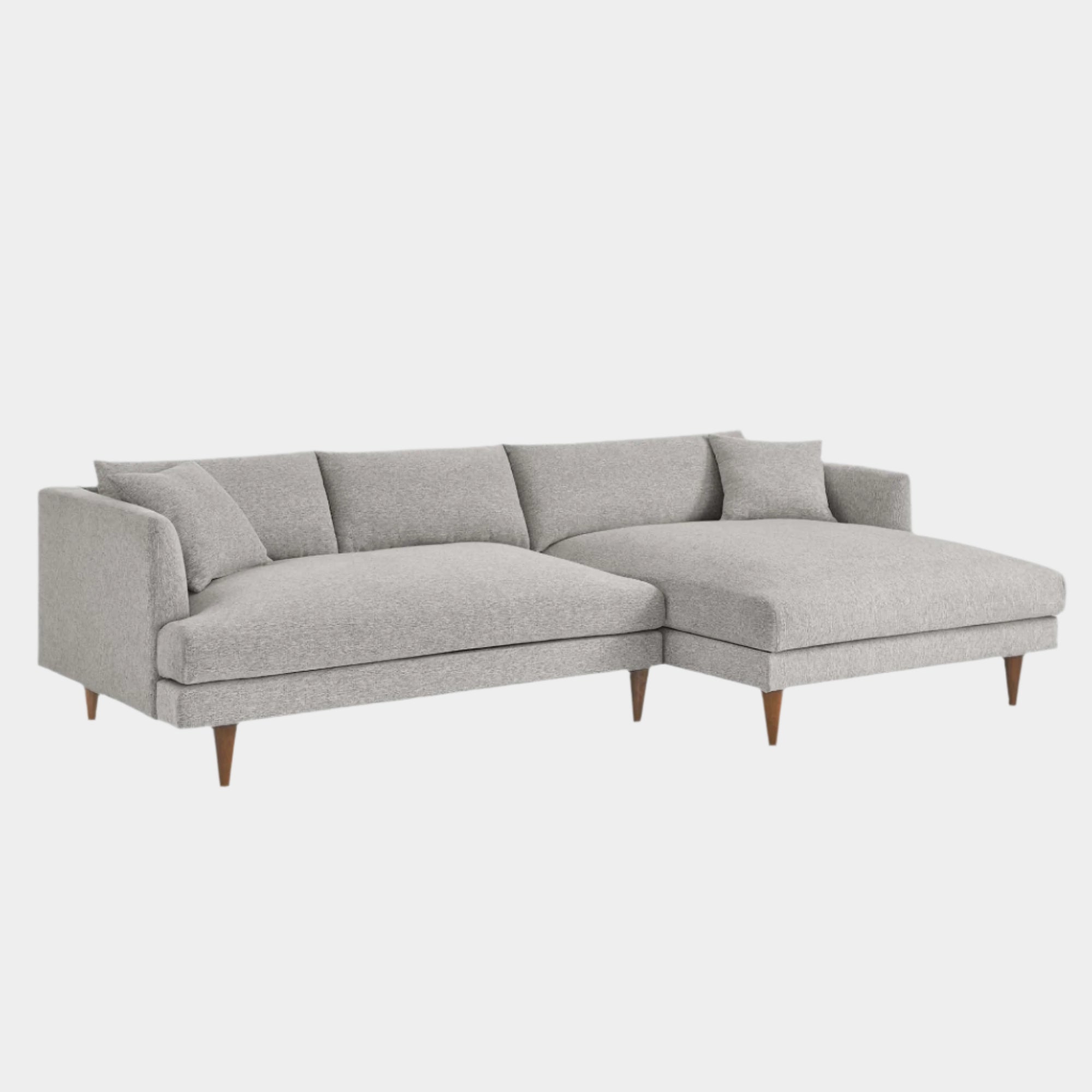 Zoya Right-Facing Down Filled Overstuffed Right Sectional Sofa