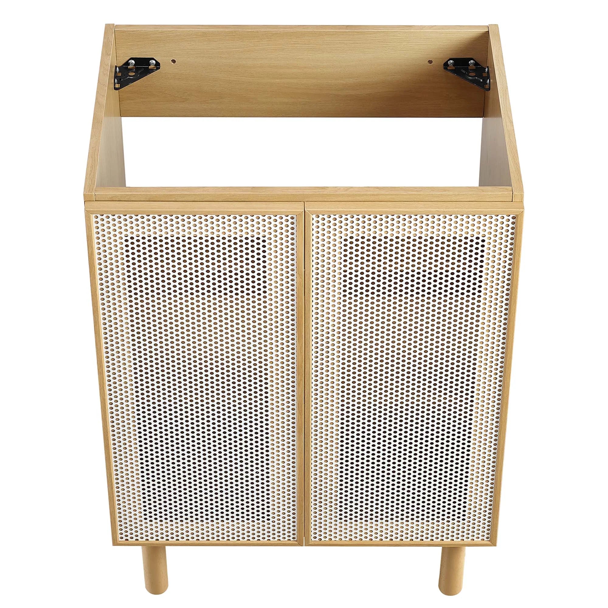 Calla Perforated Metal Bathroom Cabinet Basin Not Included