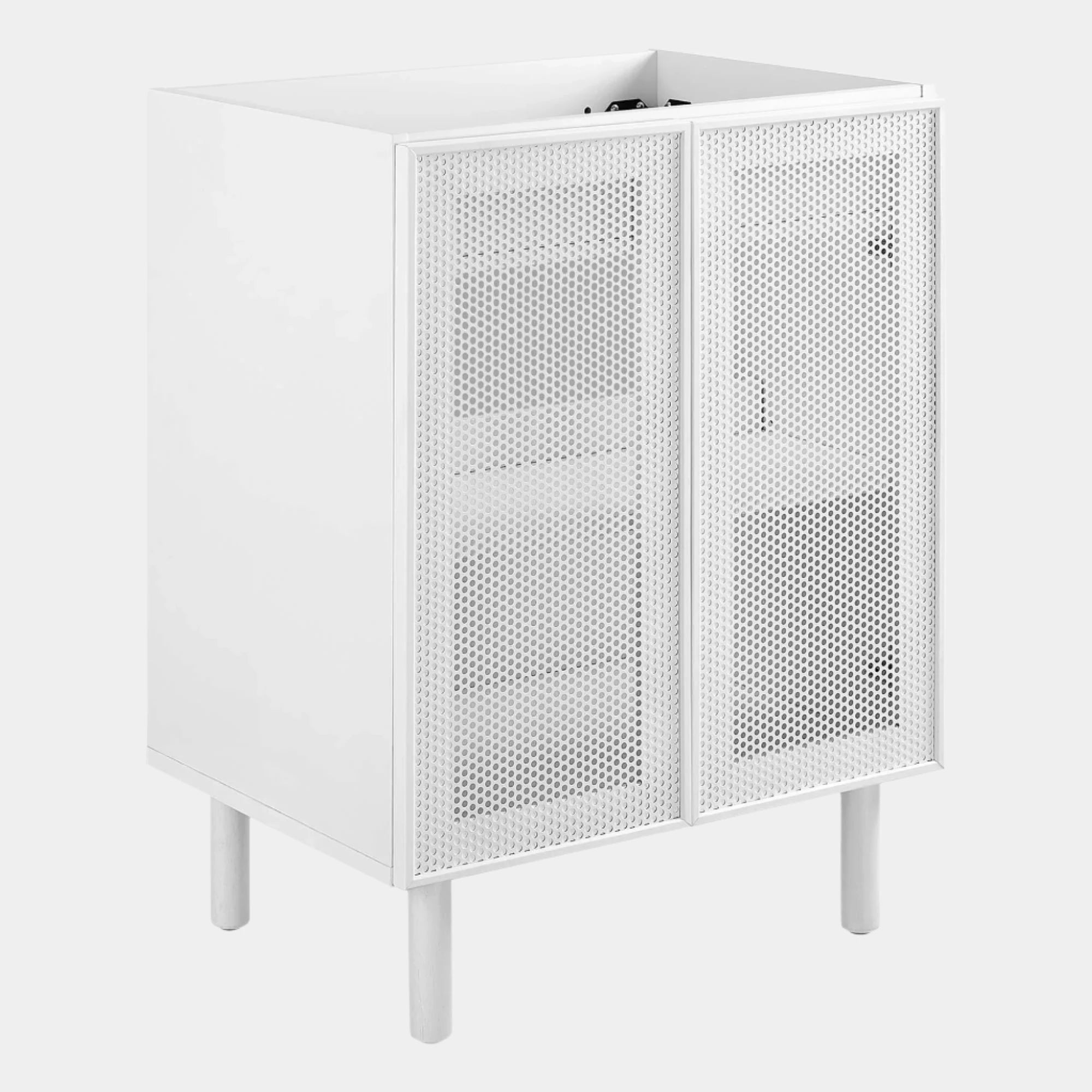 Calla Perforated Metal Bathroom Cabinet Basin Not Included