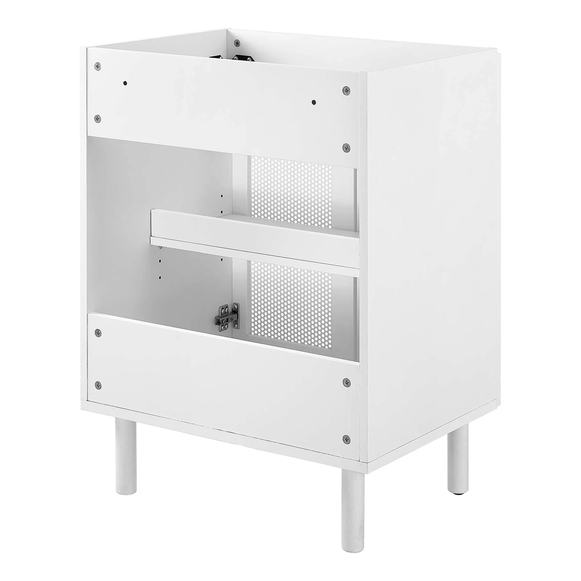 Calla Perforated Metal Bathroom Cabinet Basin Not Included