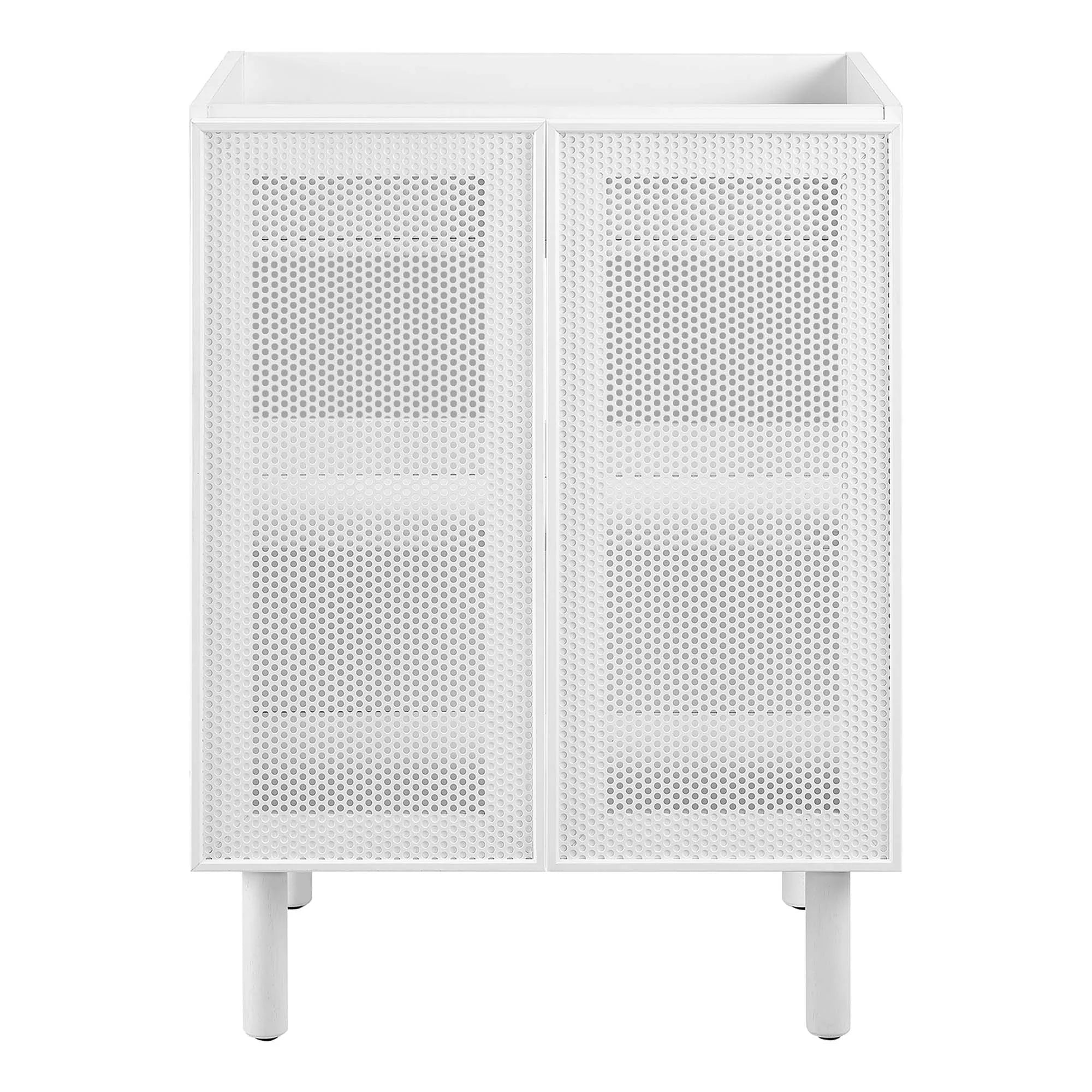 Calla Perforated Metal Bathroom Cabinet Basin Not Included