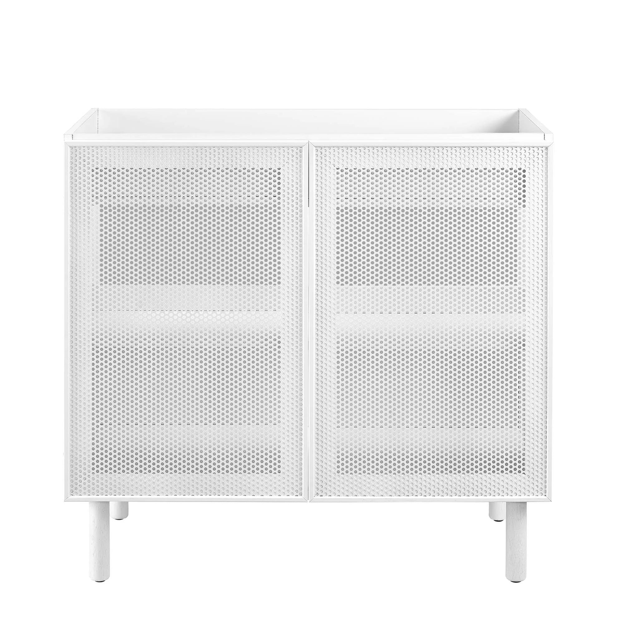 Calla Perforated Metal Bathroom Cabinet Basin Not Included