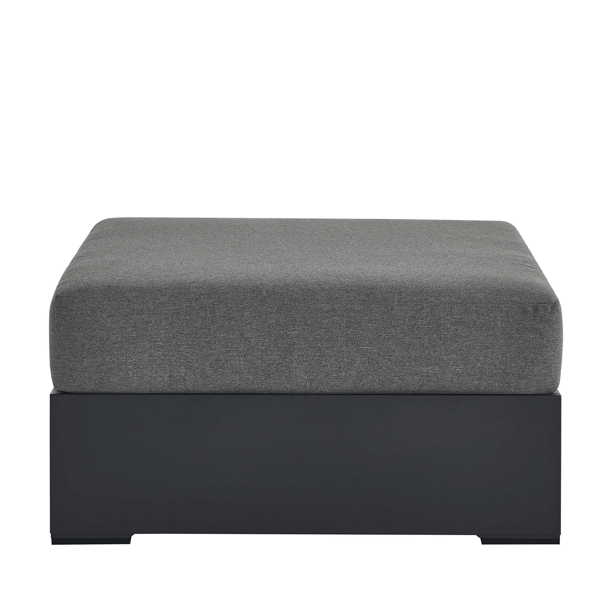 Tahoe Outdoor Patio Powder-Coated Aluminum Ottoman