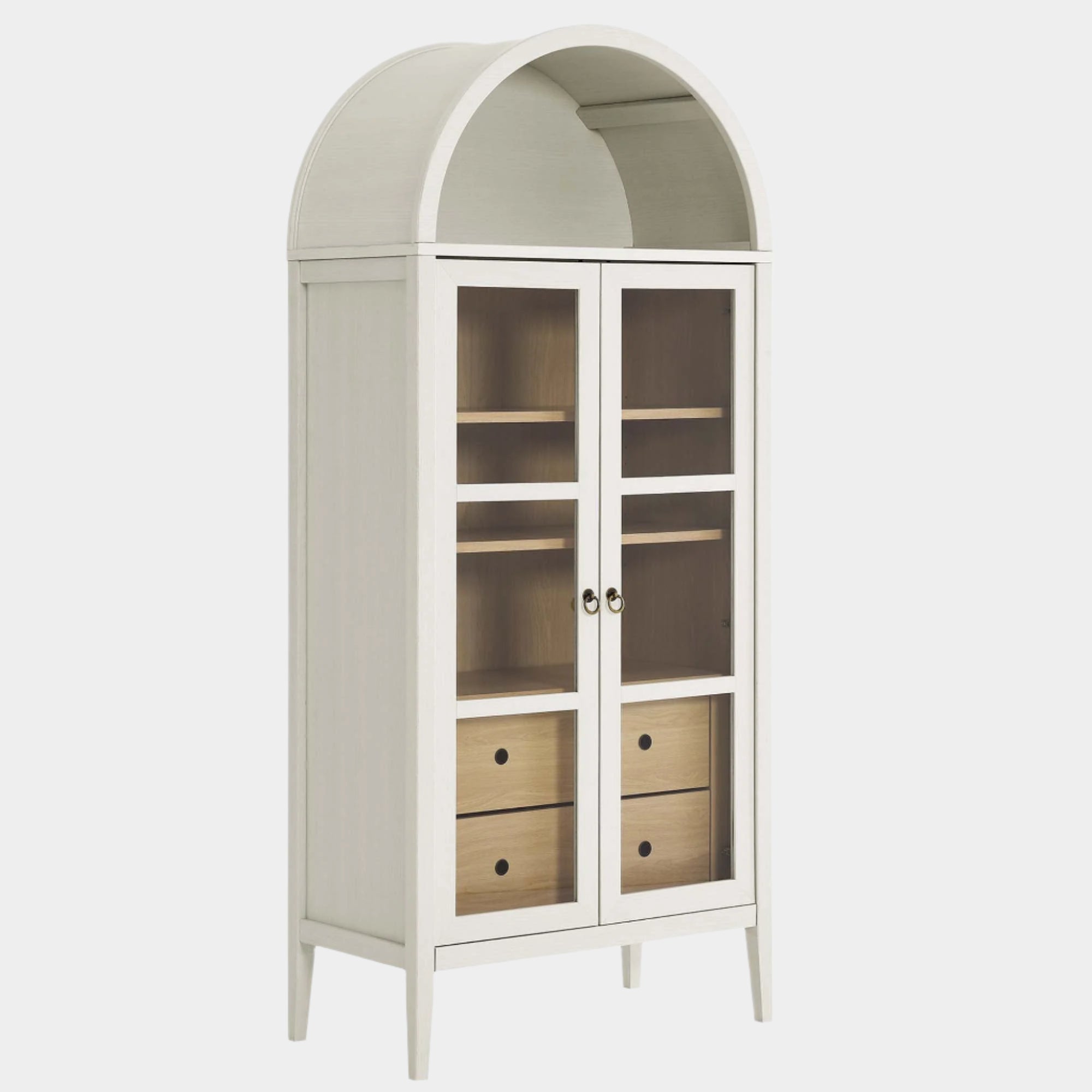 Nolan Tall Arched Storage Display Cabinet