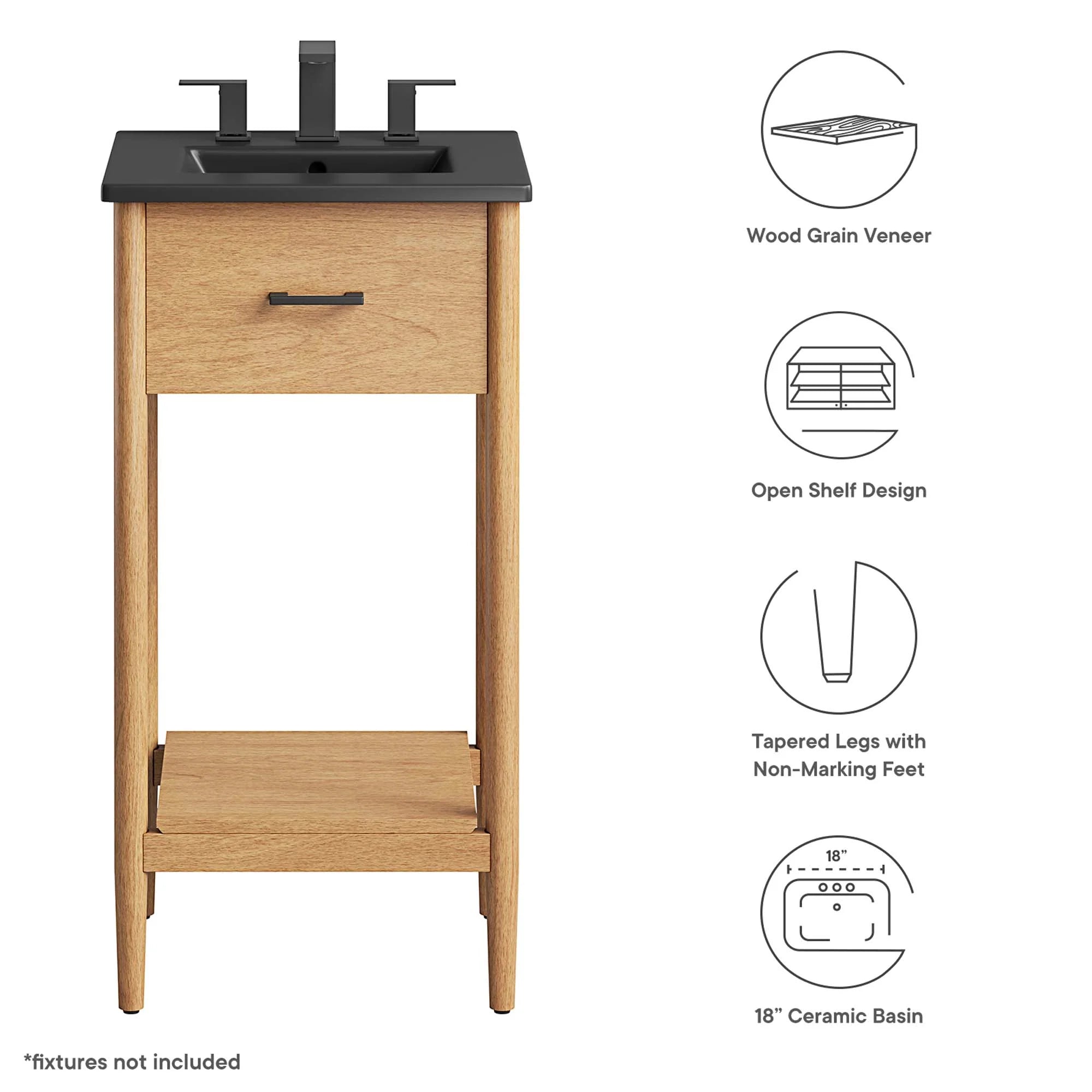 Zaire Bathroom Vanity Basin Included