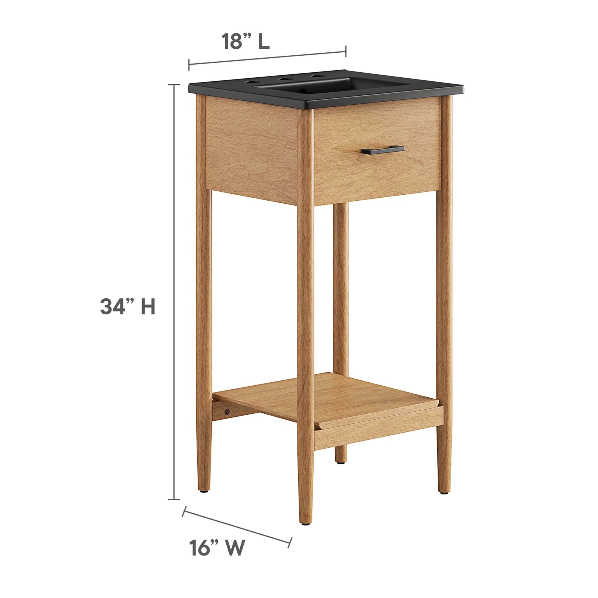 Meuble-lavabo de salle de bain Zaïre inclus