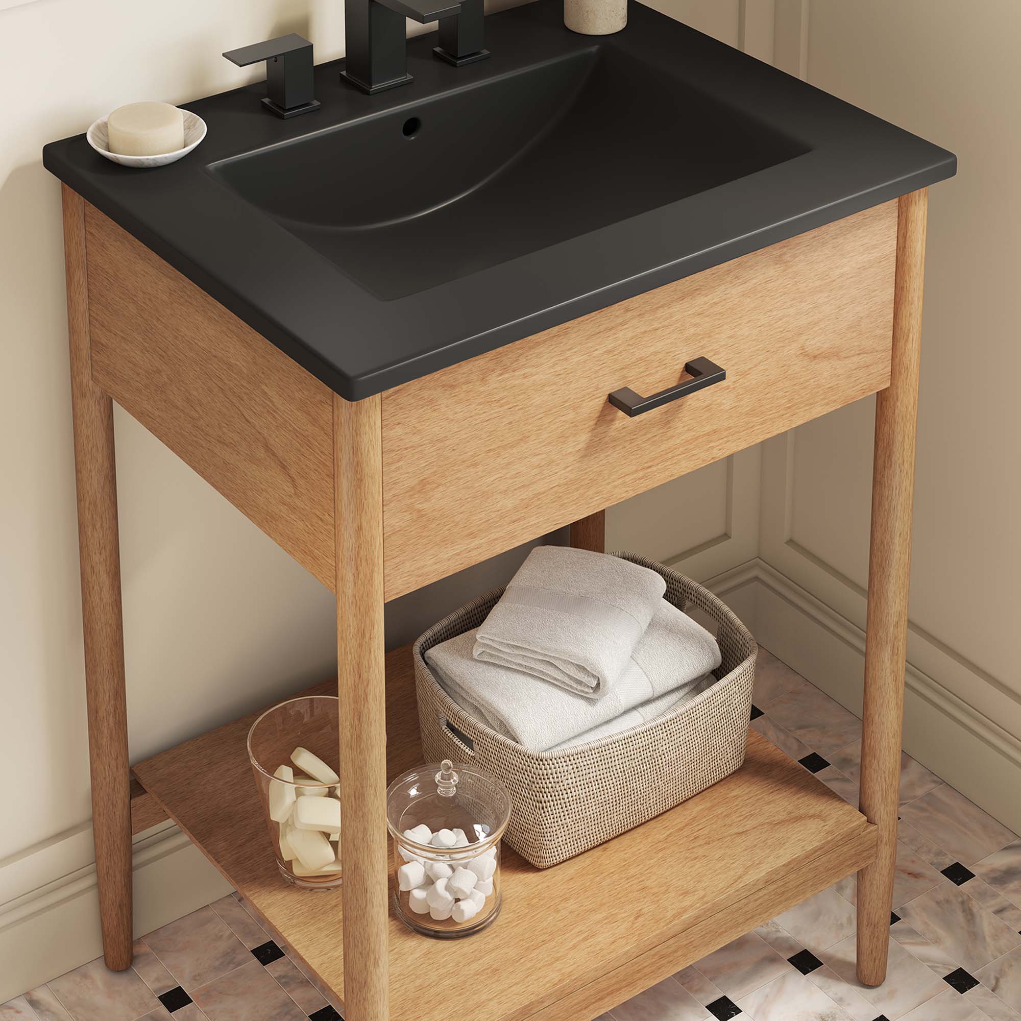 Zaire Bathroom Vanity Basin Included