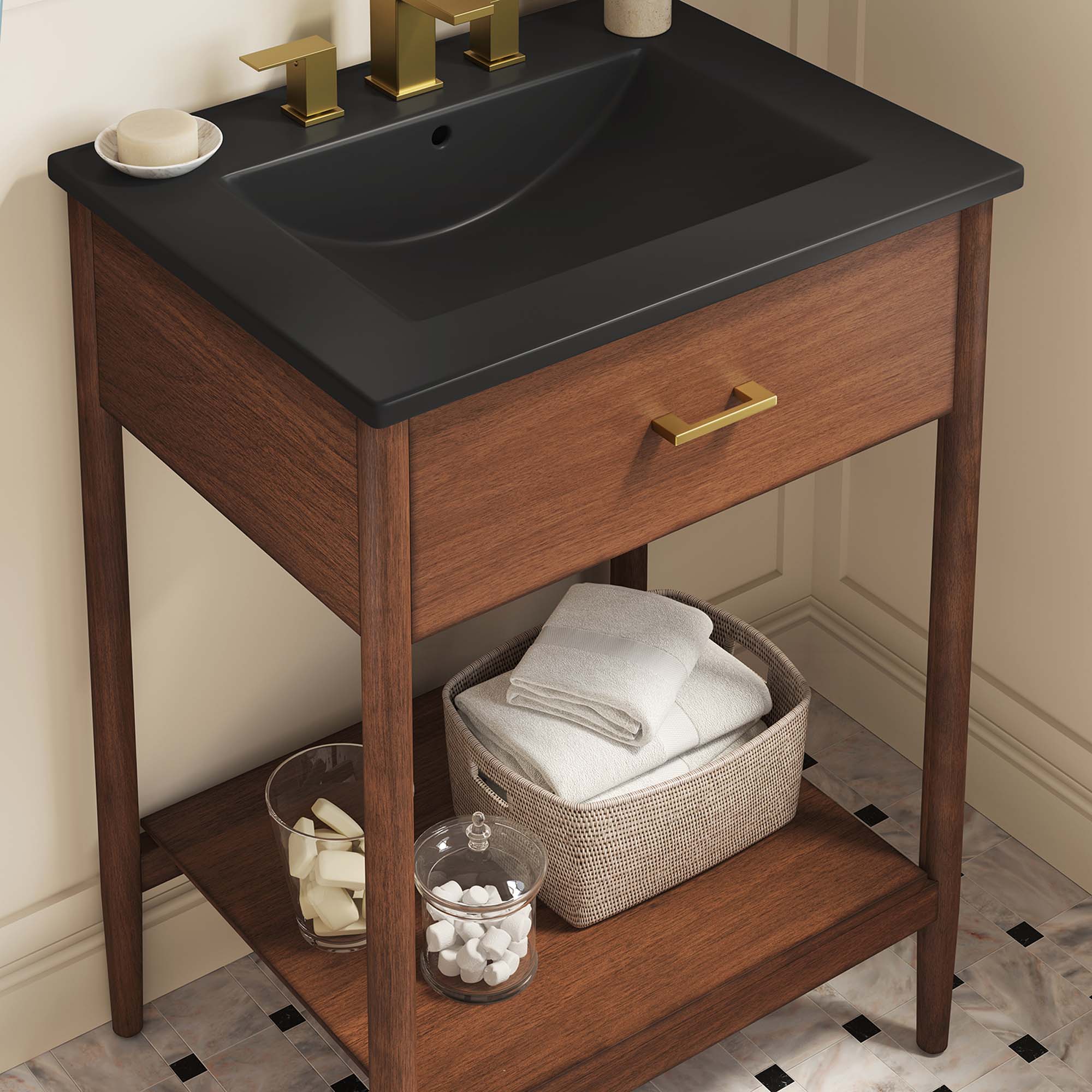 Zaire Bathroom Vanity Basin Included