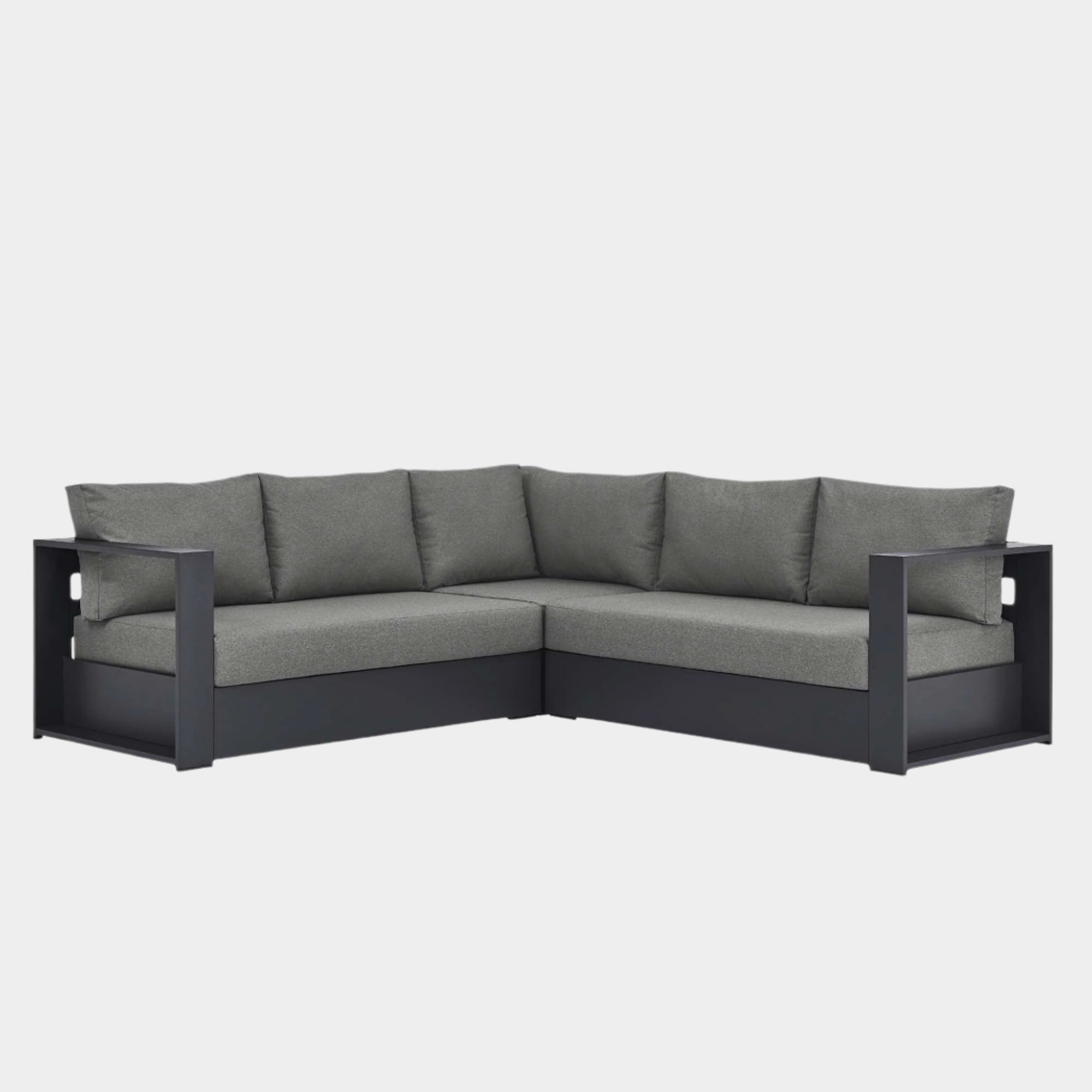 Tahoe 3-Piece Outdoor Patio Powder-Coated Aluminum Sectional Sofa Set