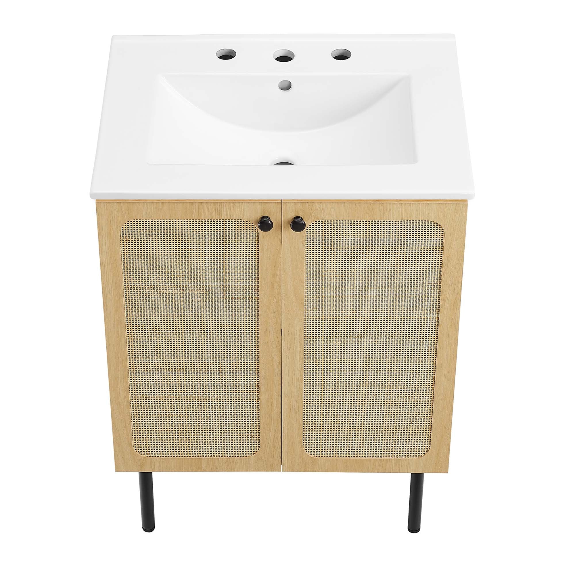 Chaucer Bathroom Vanity with White Basin Included