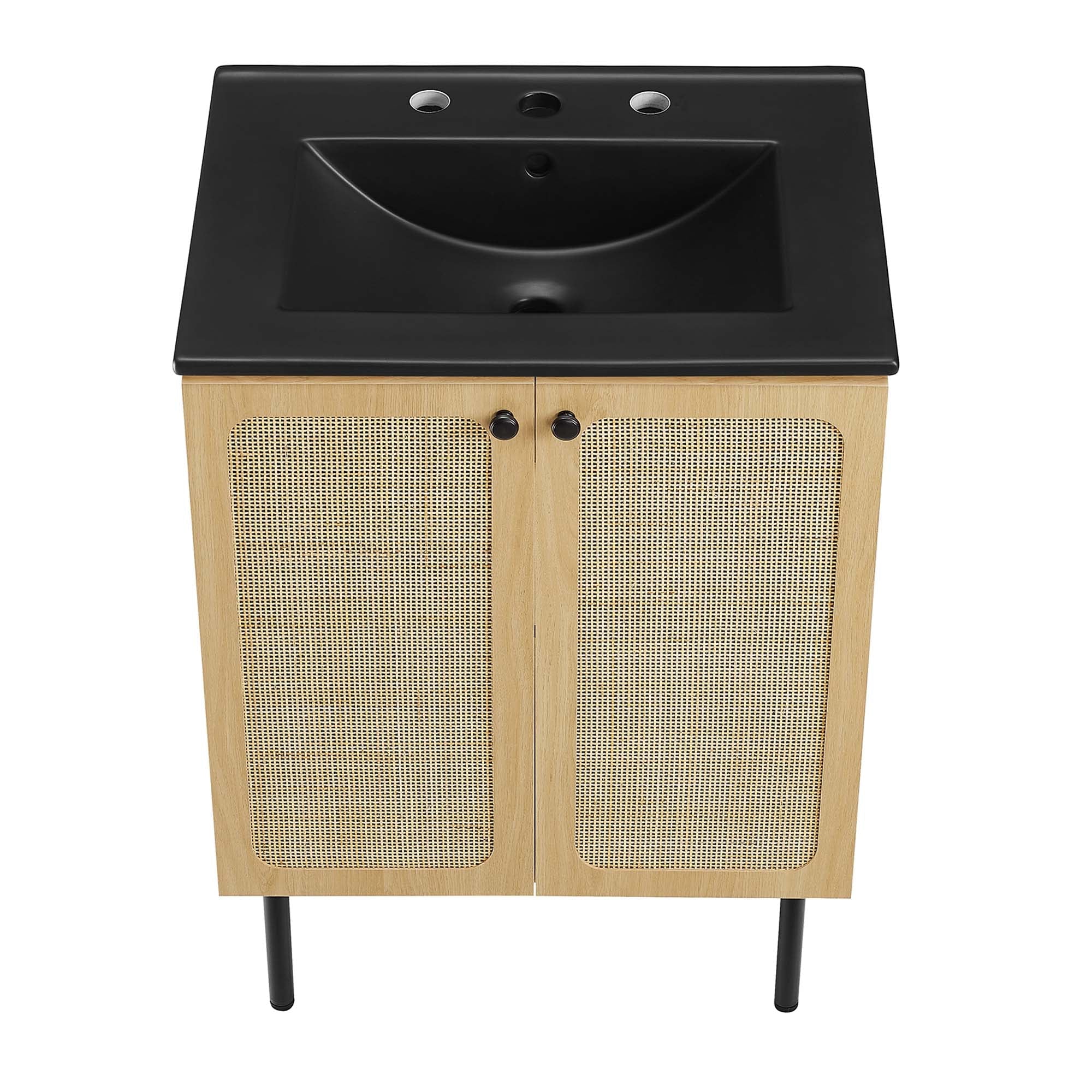 Chaucer Bathroom Vanity with Black Basin Included