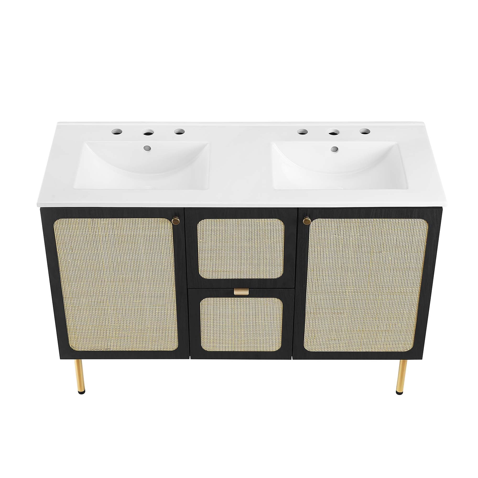 Chaucer Bathroom Vanity with White Basin Included