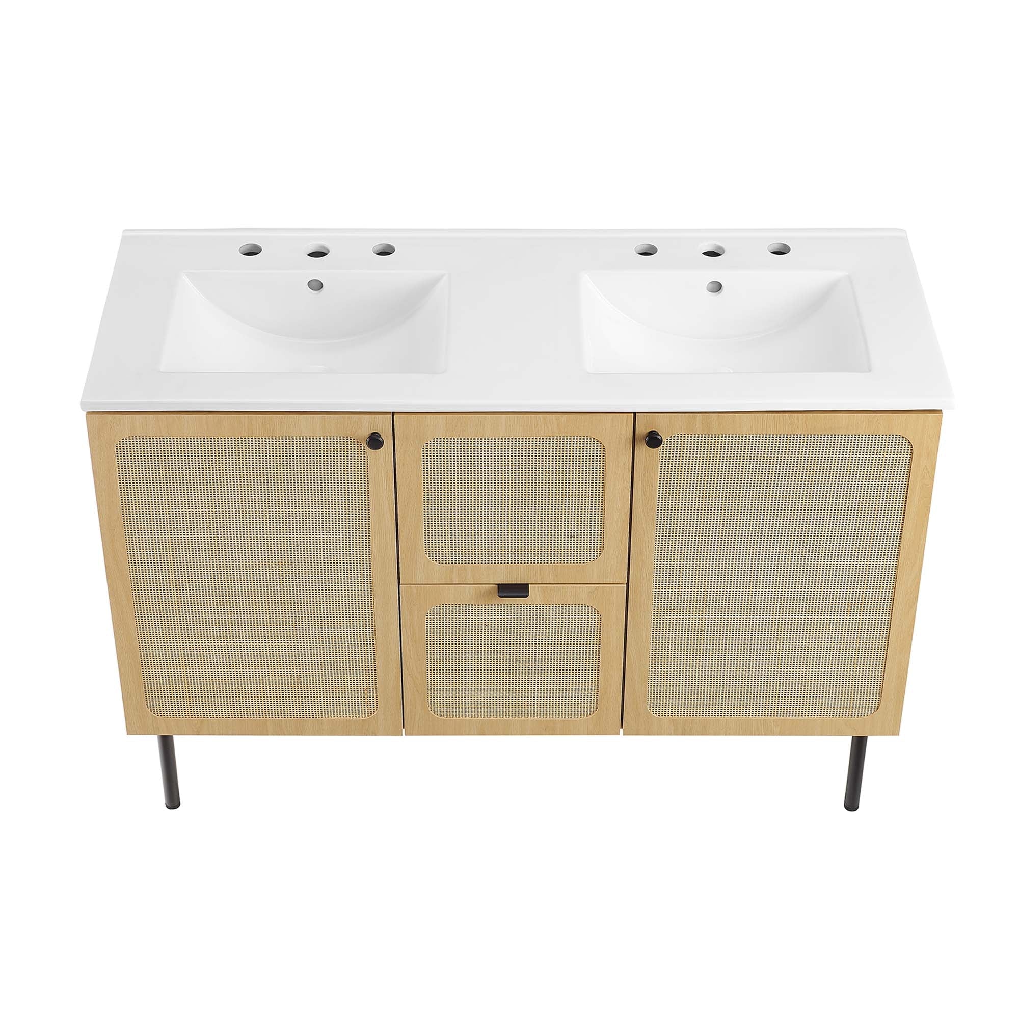 Chaucer Bathroom Vanity with White Basin Included