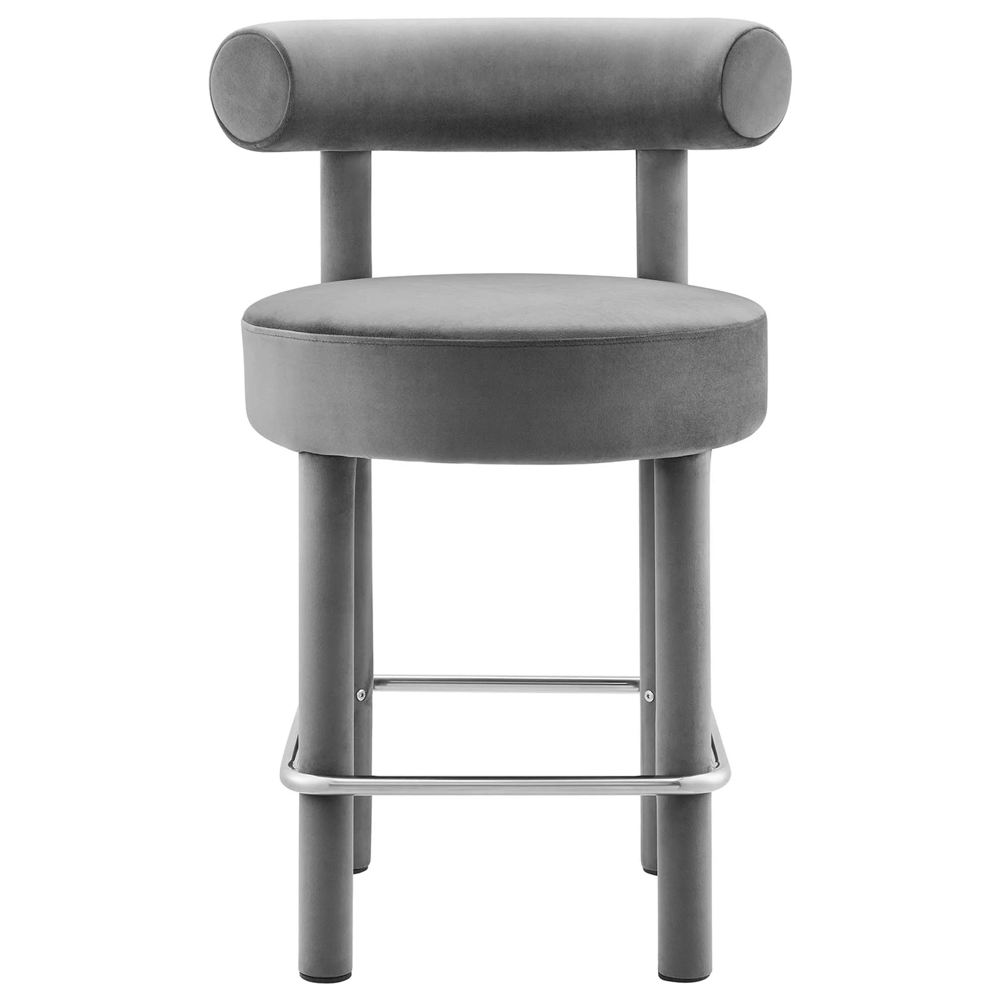 Toulouse Performance Velvet Counter Stool - Set of 2