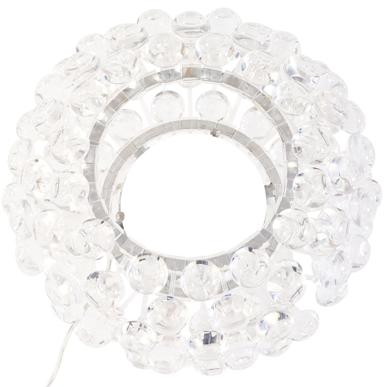 Lampe de table Halo en transparent