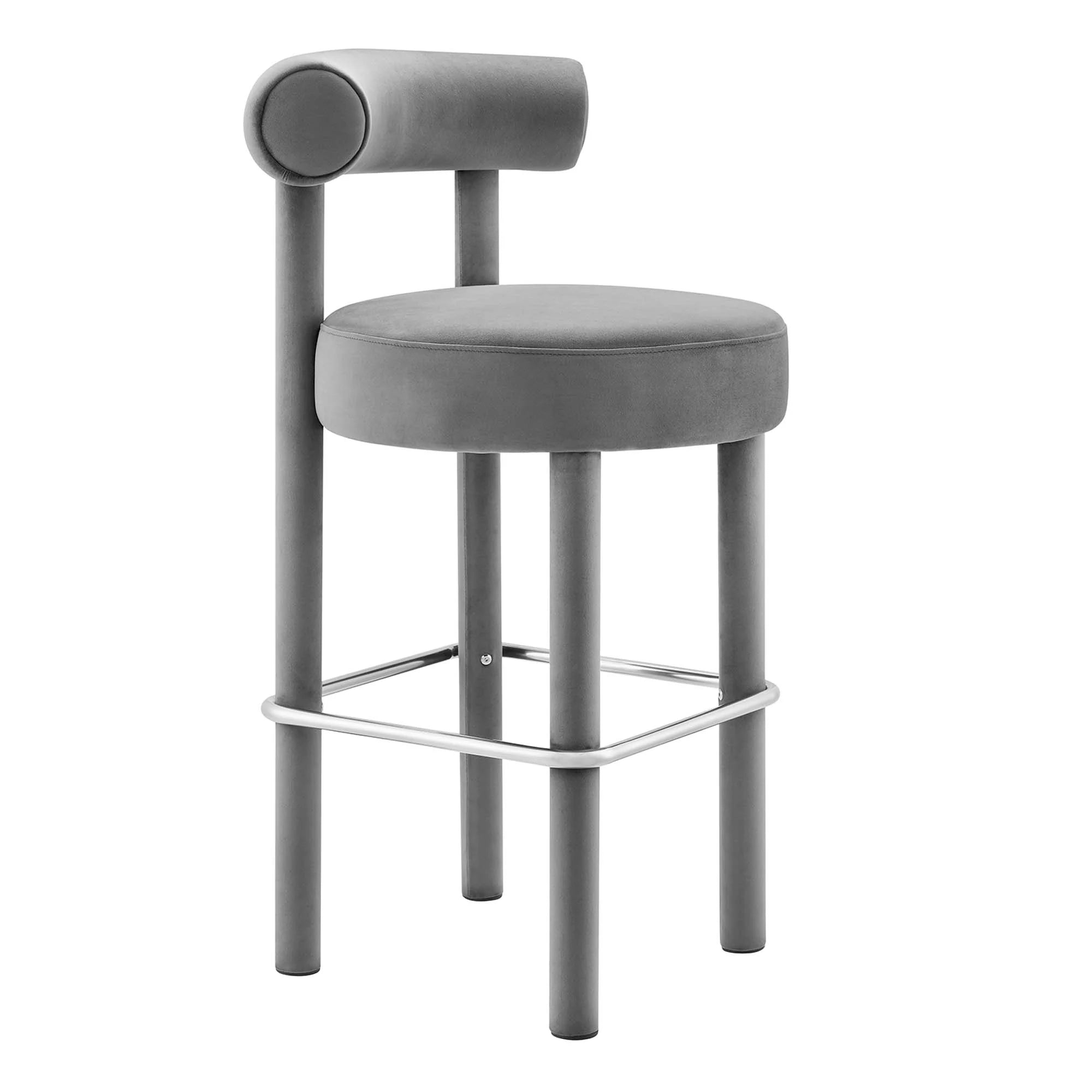 Toulouse Performance Velvet Bar Stool - Set of 2